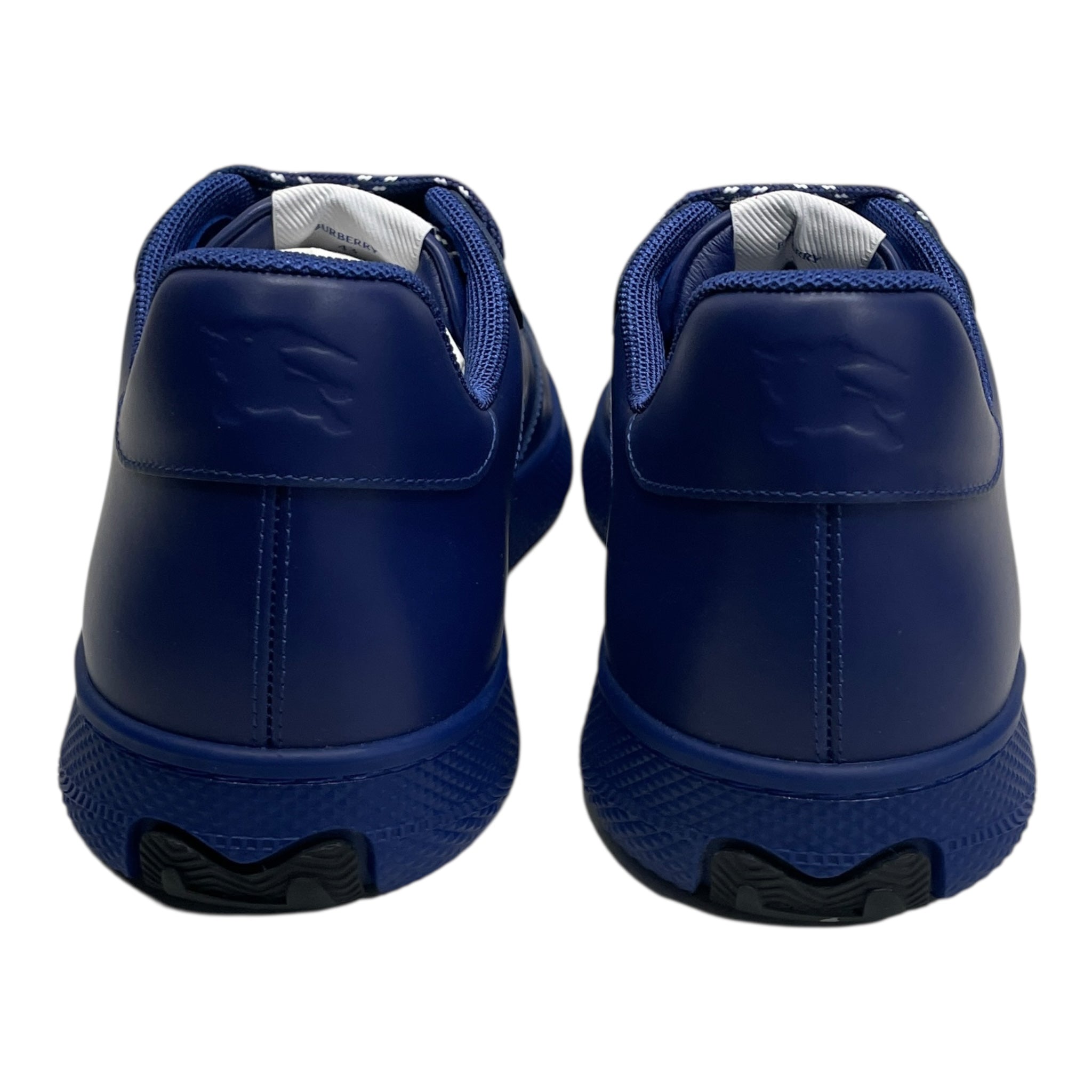 BURBERRY/Low-Sneakers/EU 43/Cotton/BLU/WIDE  BRAIDED LACES BLU view 3