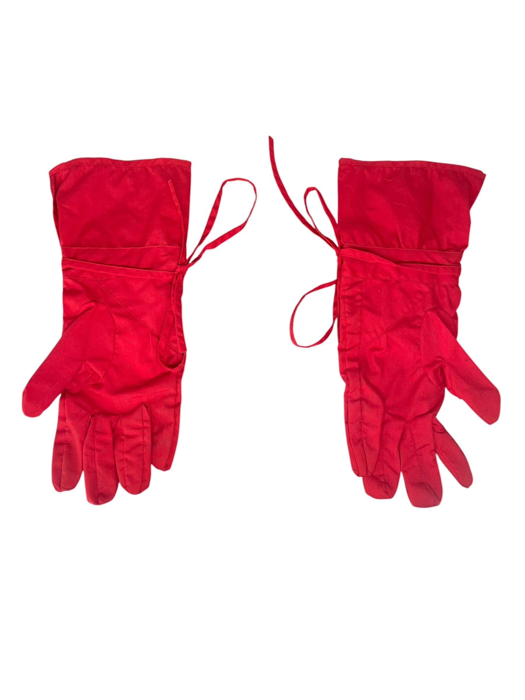 RAF SIMONS/Gloves, Mittens/OS/Cotton/RED/APOLLO GLOVES view 2