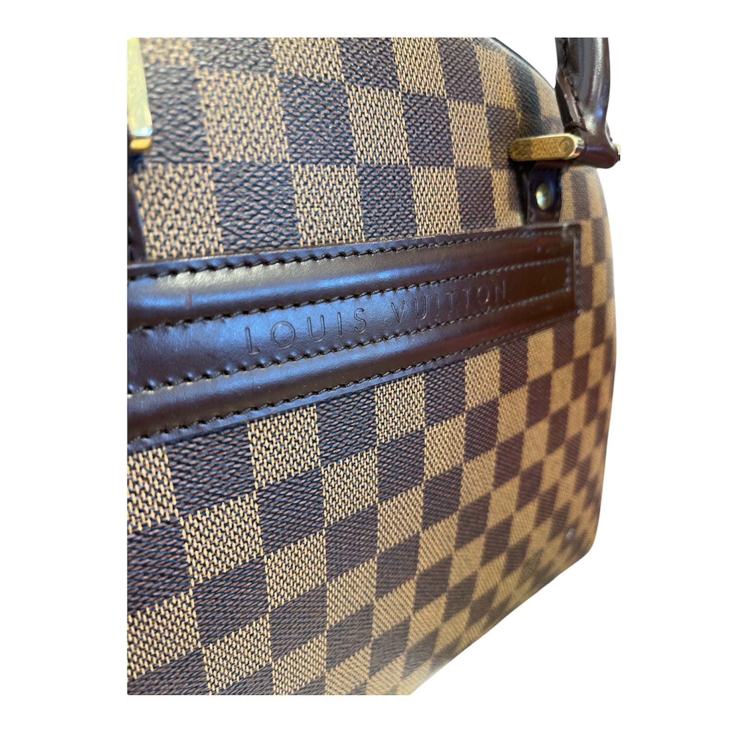 LOUIS VUITTON/Hand Bag/Monogram/Leather/BRW/Damier Ebene Nolita view 6