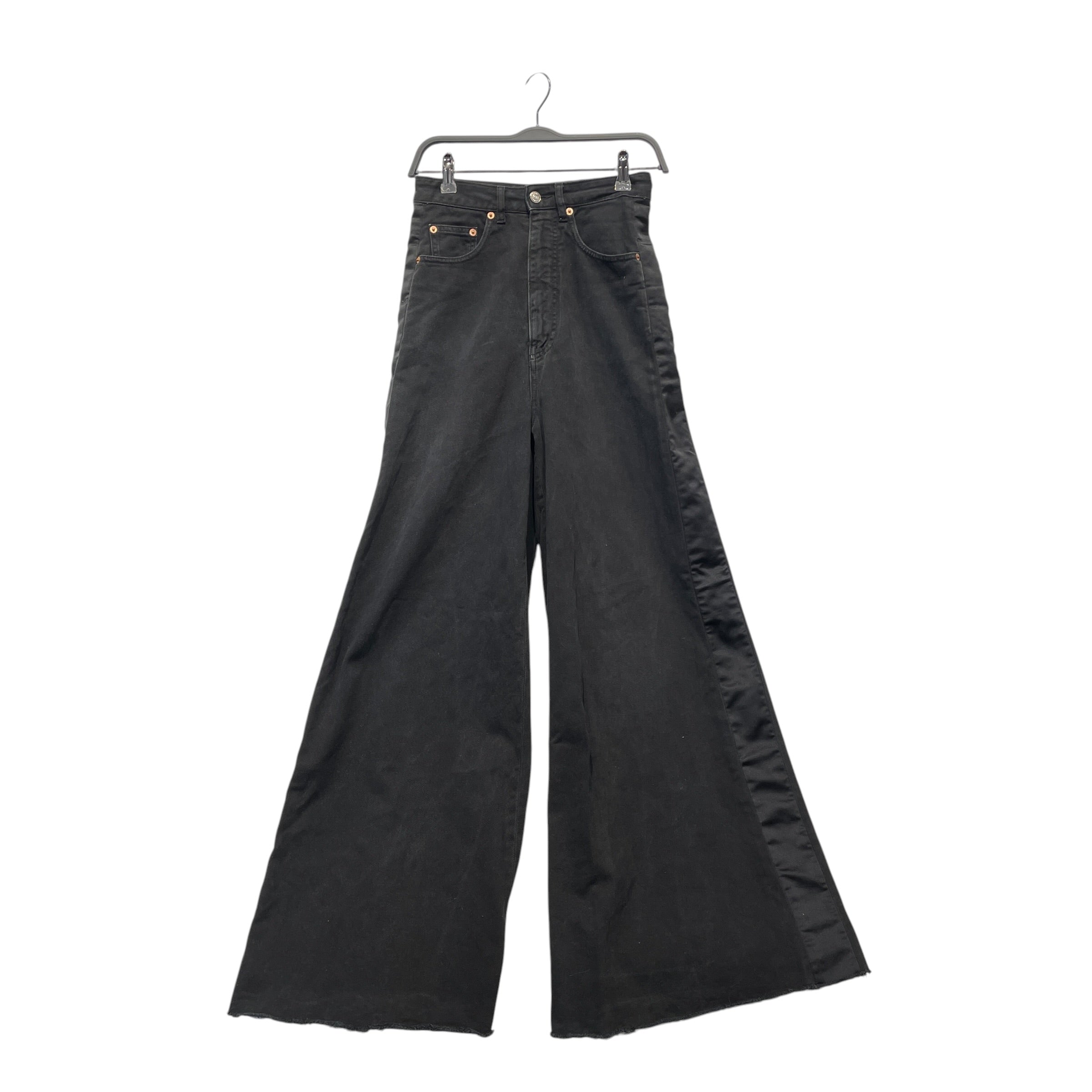 MM6/Pants/38/Cotton/BLK/SATIN SIDES view 1