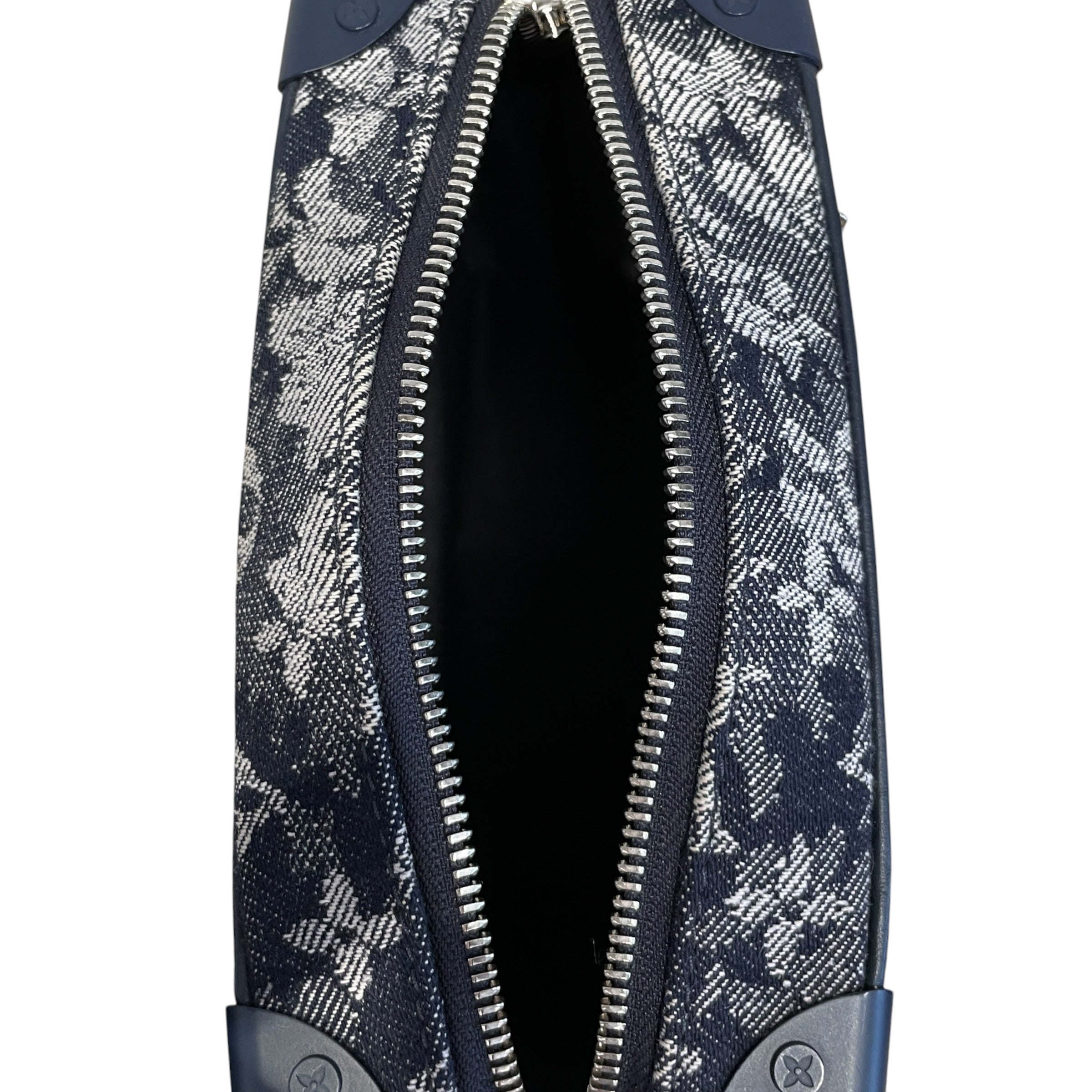LOUIS VUITTON/Cross Body Bag/Monogram/Cotton/BLU/LOUIS VUITTON SOFT TRUNK MINI view 7