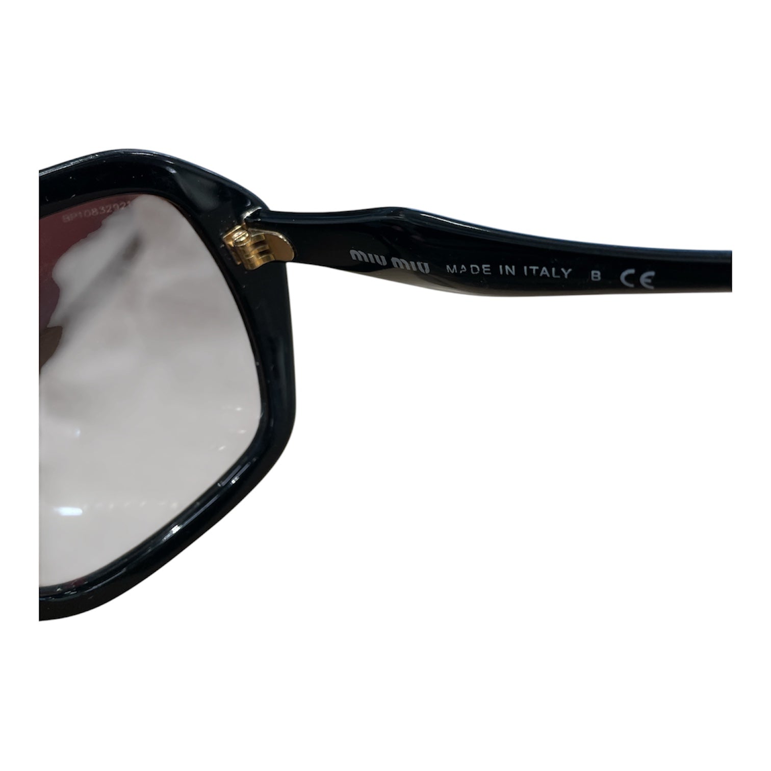 MIU MIU/Sunglasses/Celluloid/BLK/SMU06N-A view 3