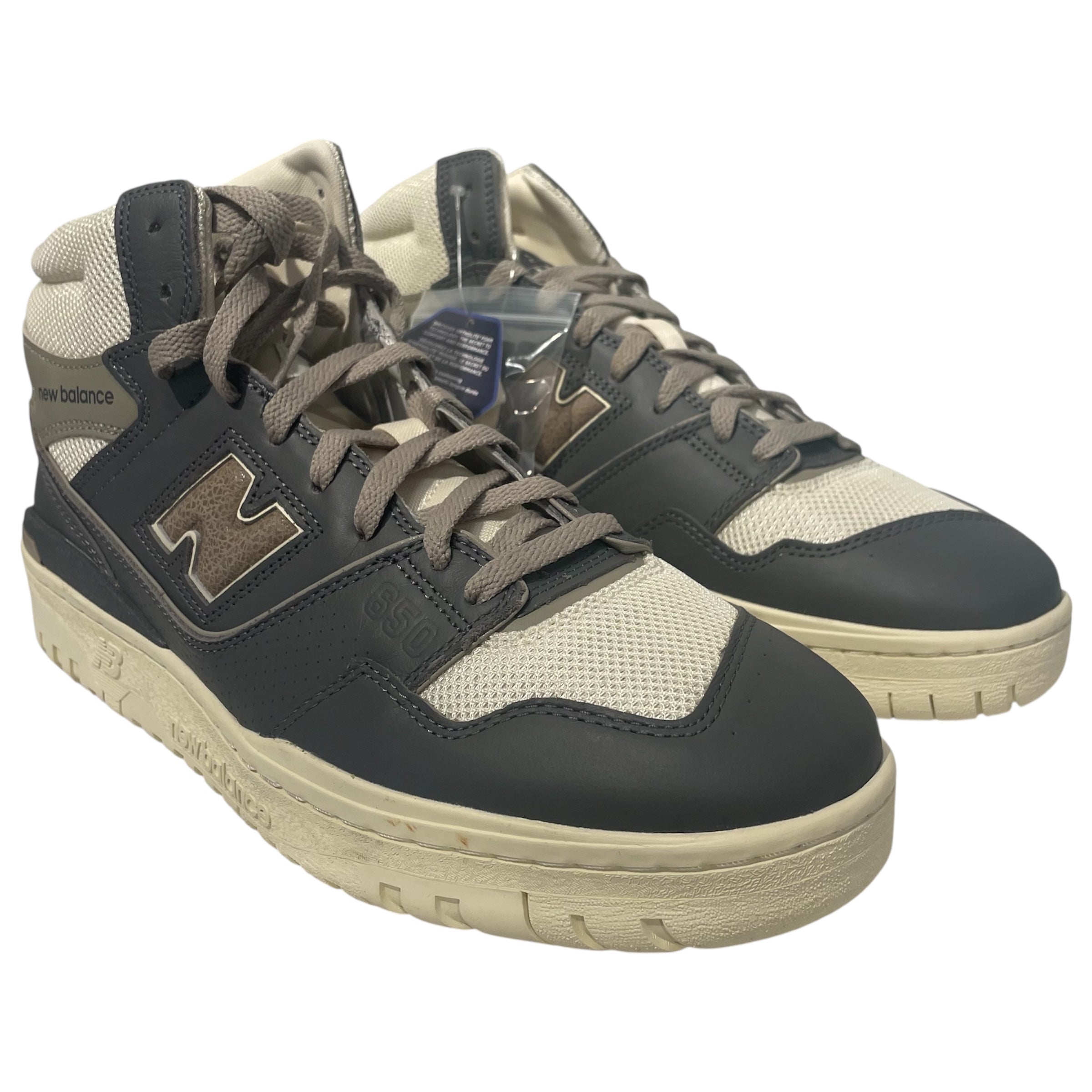 NEW BALANCE/AIME LEON DORE/Hi-Sneakers/US 11.5/Leather/GRY/ view 1