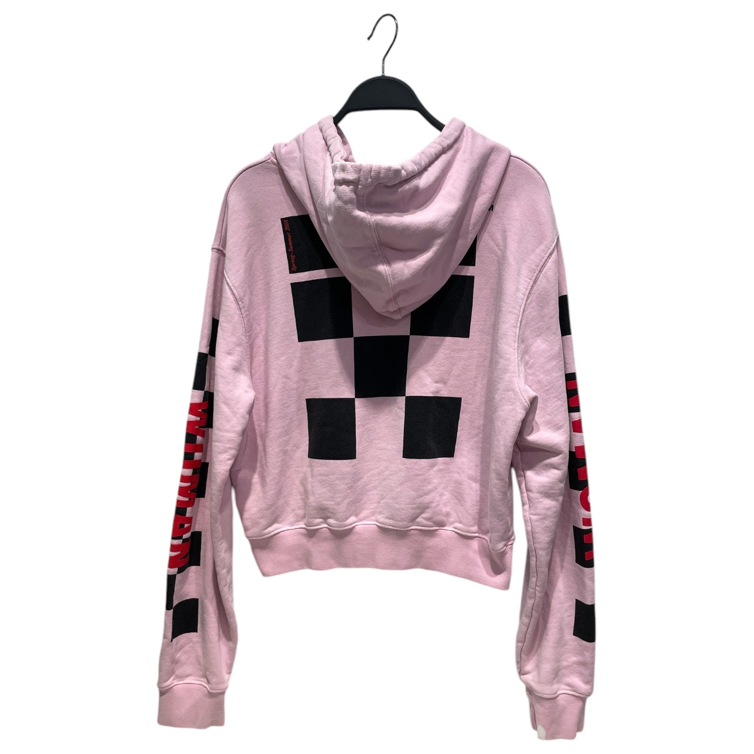 OFF-WHITE/Hoodie/XS/Graphic/Cotton/PNK/OWBB016S18003131 view 2
