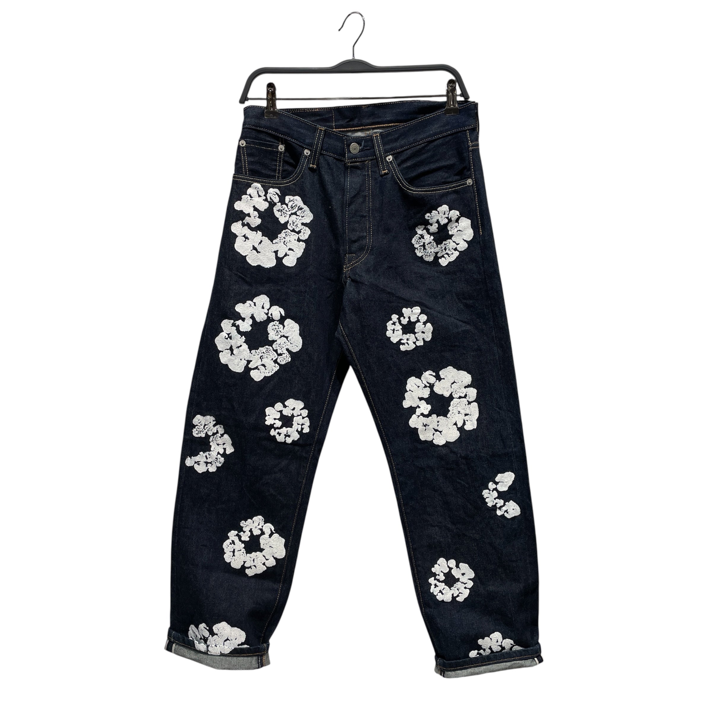 DENIM TEARS/Straight Pants/30/Denim/NVY/Navy Dark Wash Jeans view 1