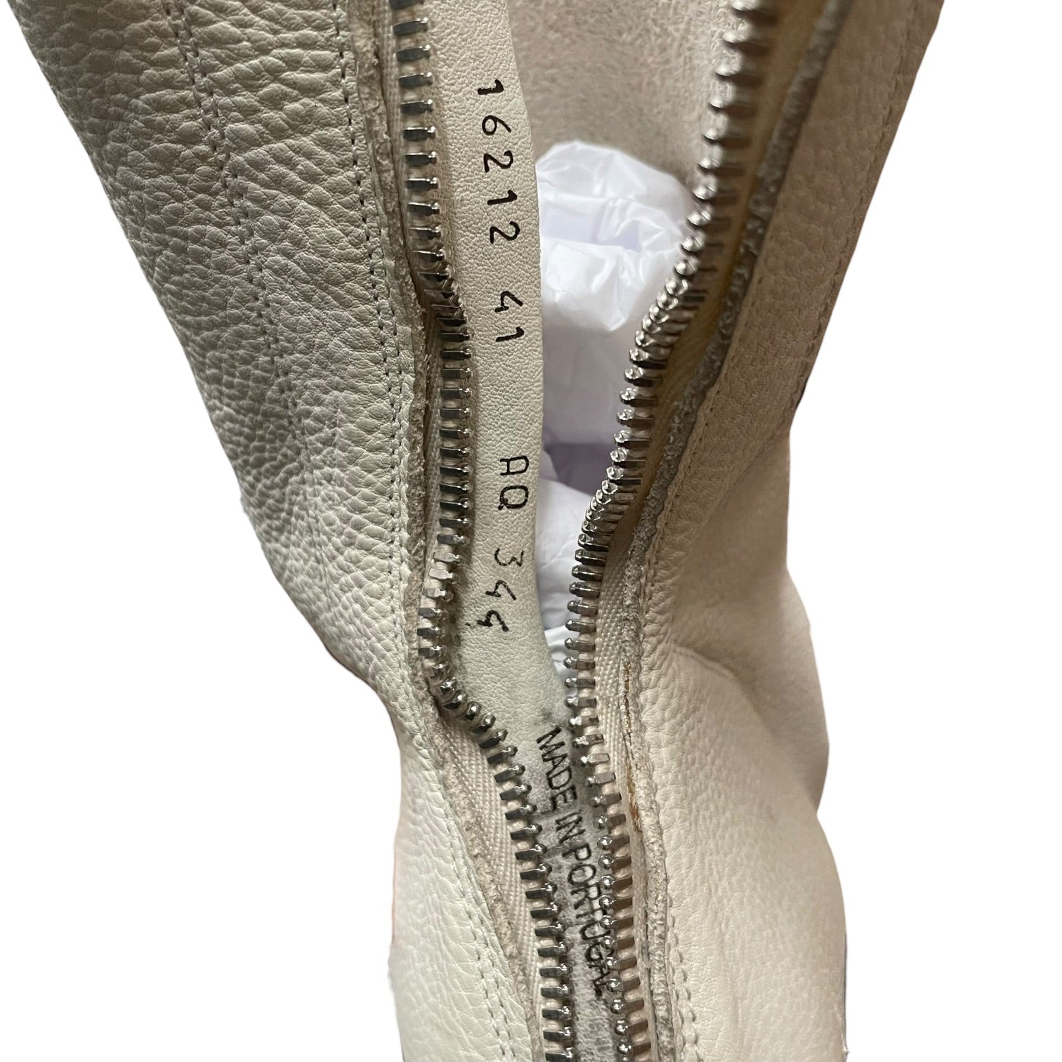 THE LAST CONSPIRACY/Booties/US 9/Leather/WHT/ZIPPER/GOODYEAR SOLE view 3