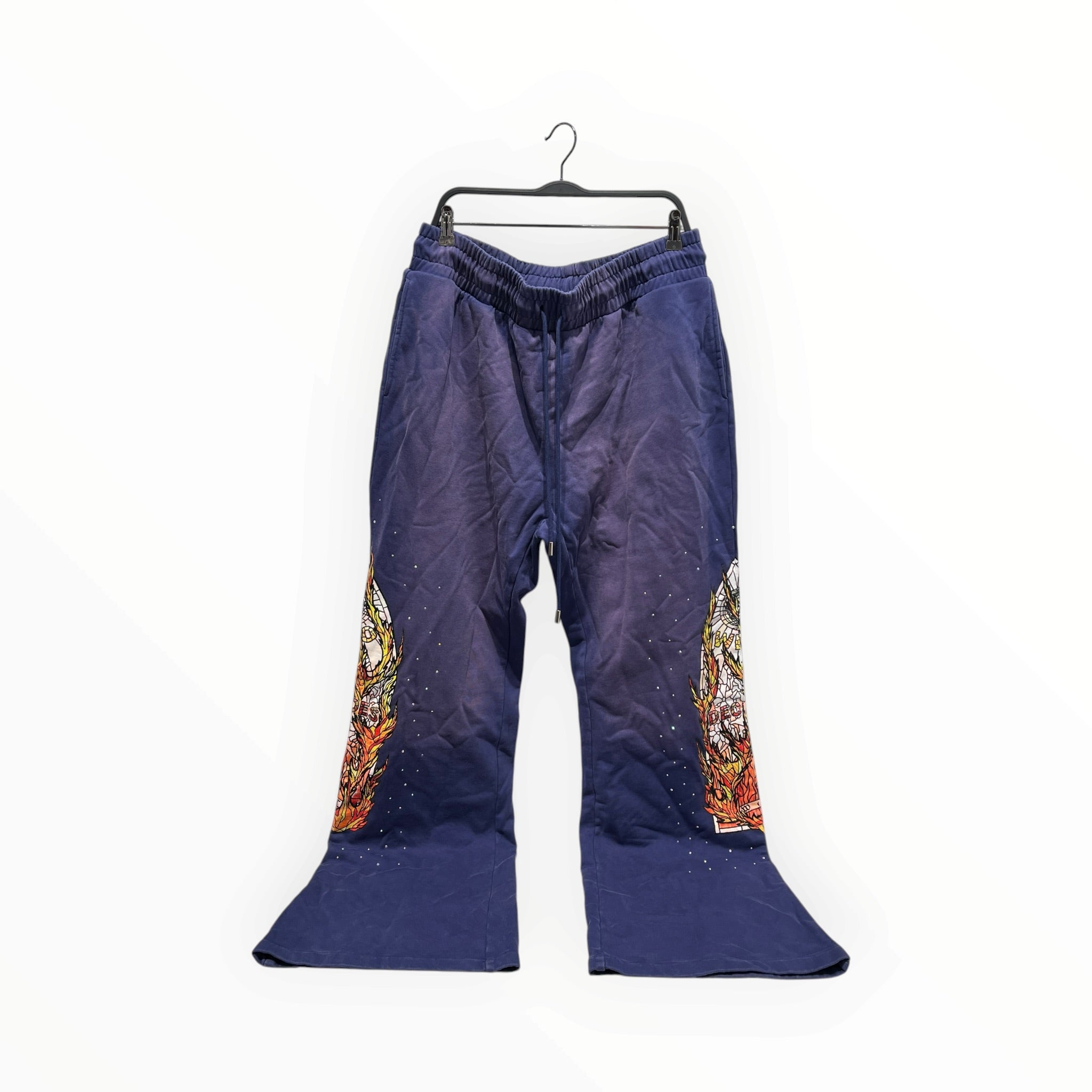 WHO DECIDES  WAR/Pants/38/Cotton/PPL/Flame Glass Sweatpants view 1