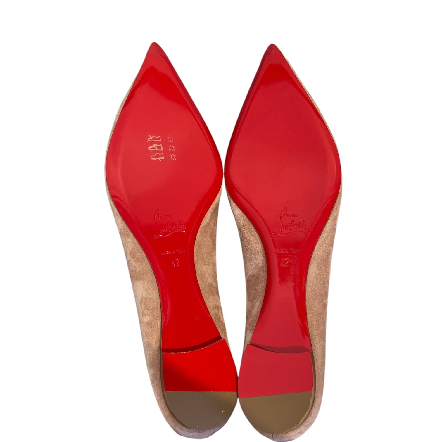 Christian Louboutin/Flat Shoes/EU 41/Suede/PNK/ view 5