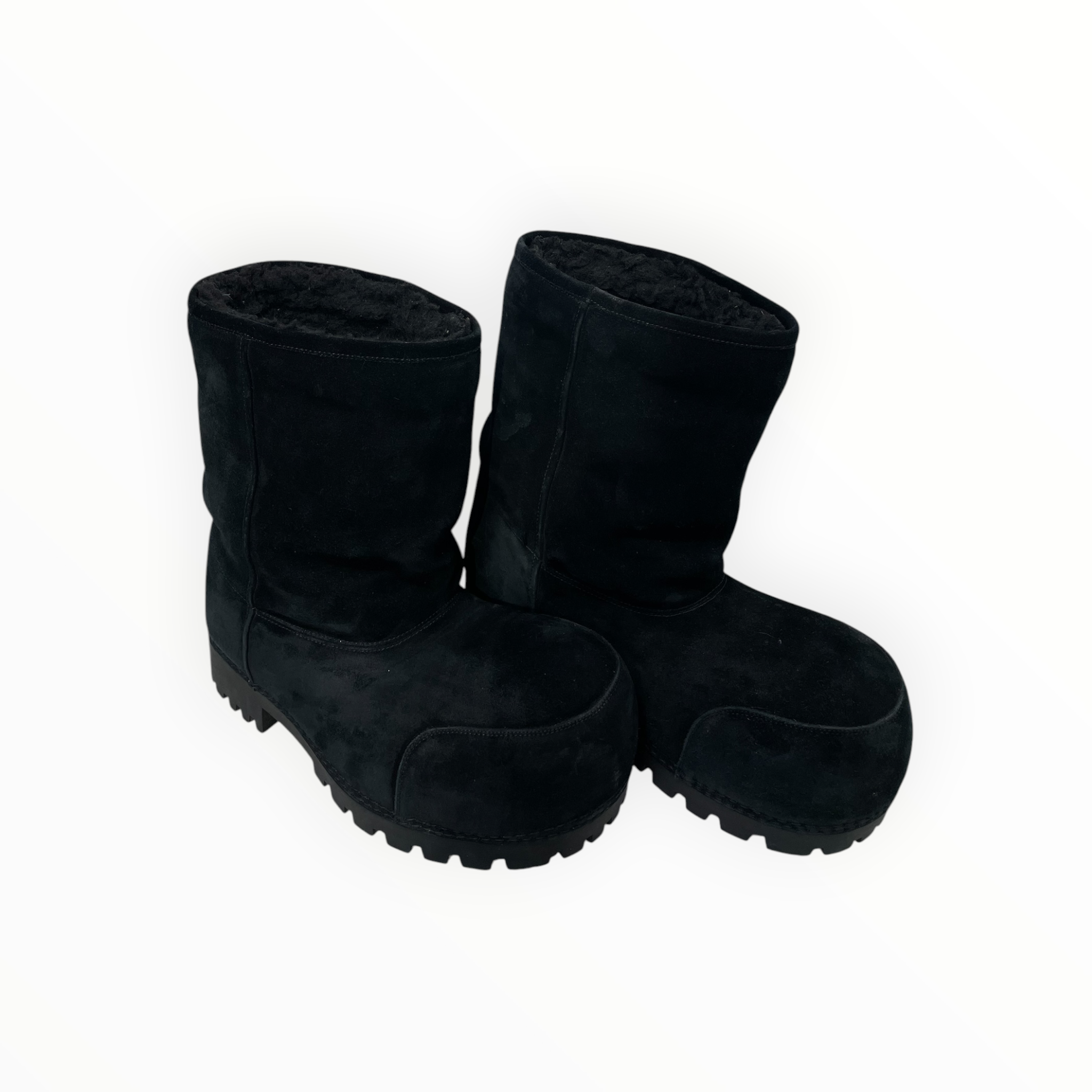 BALENCIAGA/Boots/EU 41/BLK/ALASKA FUR BOOTS view 1