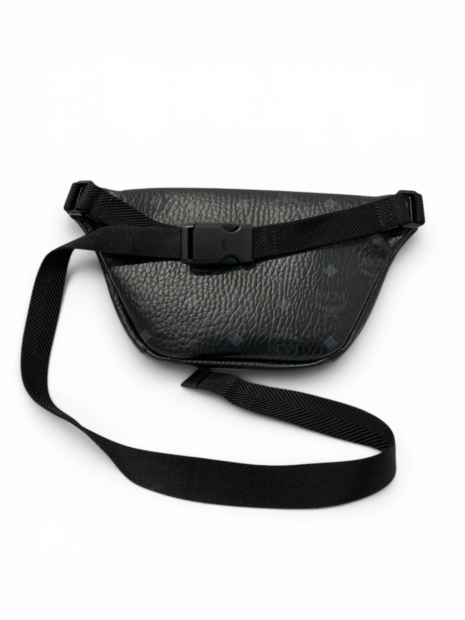 MCM/Fanny Pack/Monogram/Leather/BLK/S4307 view 2