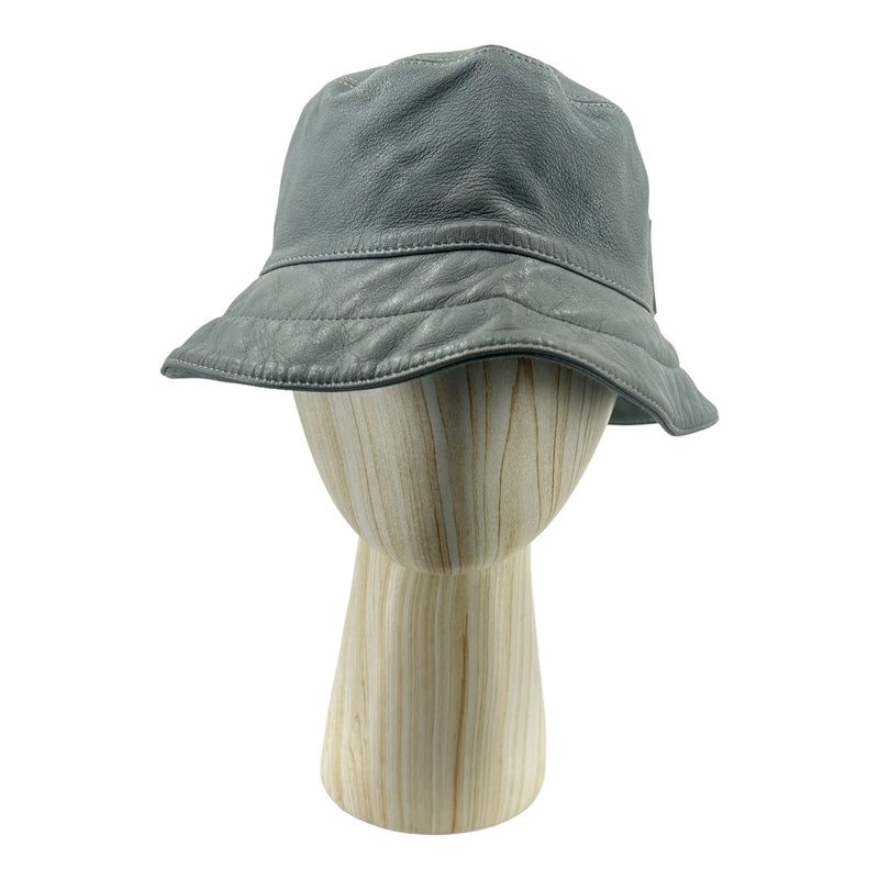 LOUIS VUITTON/CUP/BucketHat/M/Gray/Leather/
