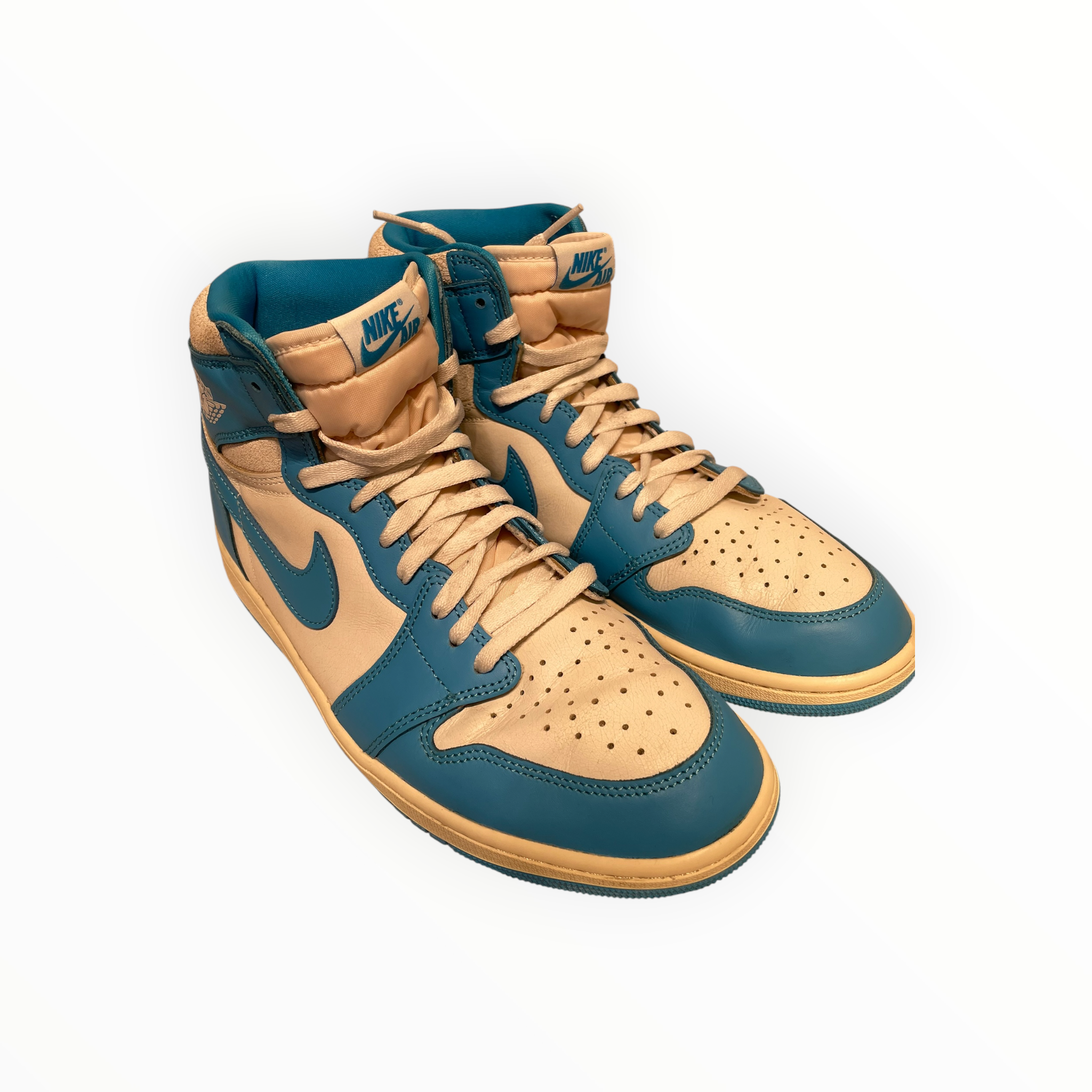 NIKE/AIR JORDAN 1 HIGH OG/Hi-Sneakers/US 11.5/Leather/BLU/DZ5485-402 view 1