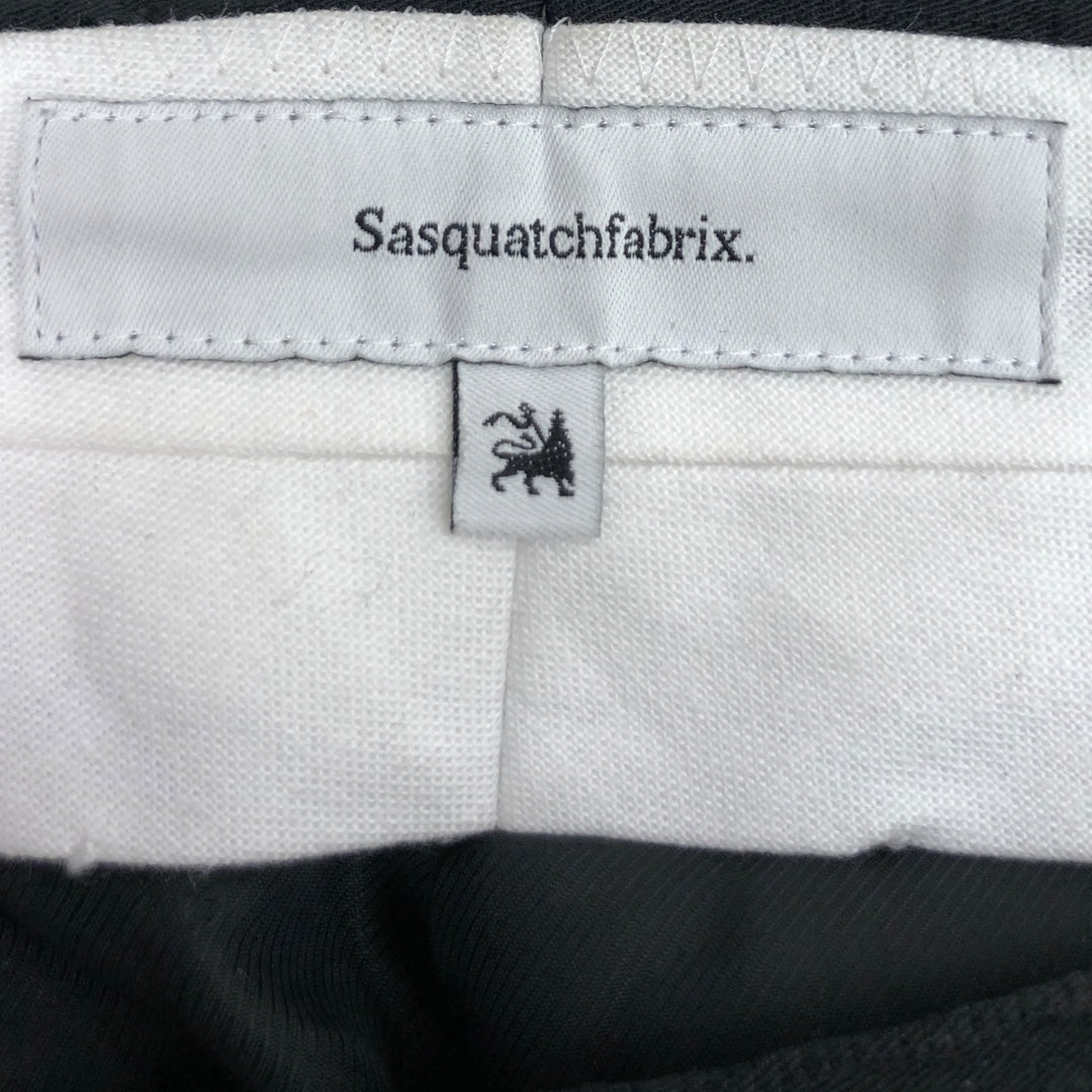 Sasquatchfabrix./Pants/S/Wool/BLK/wavy fabric trousers view 3