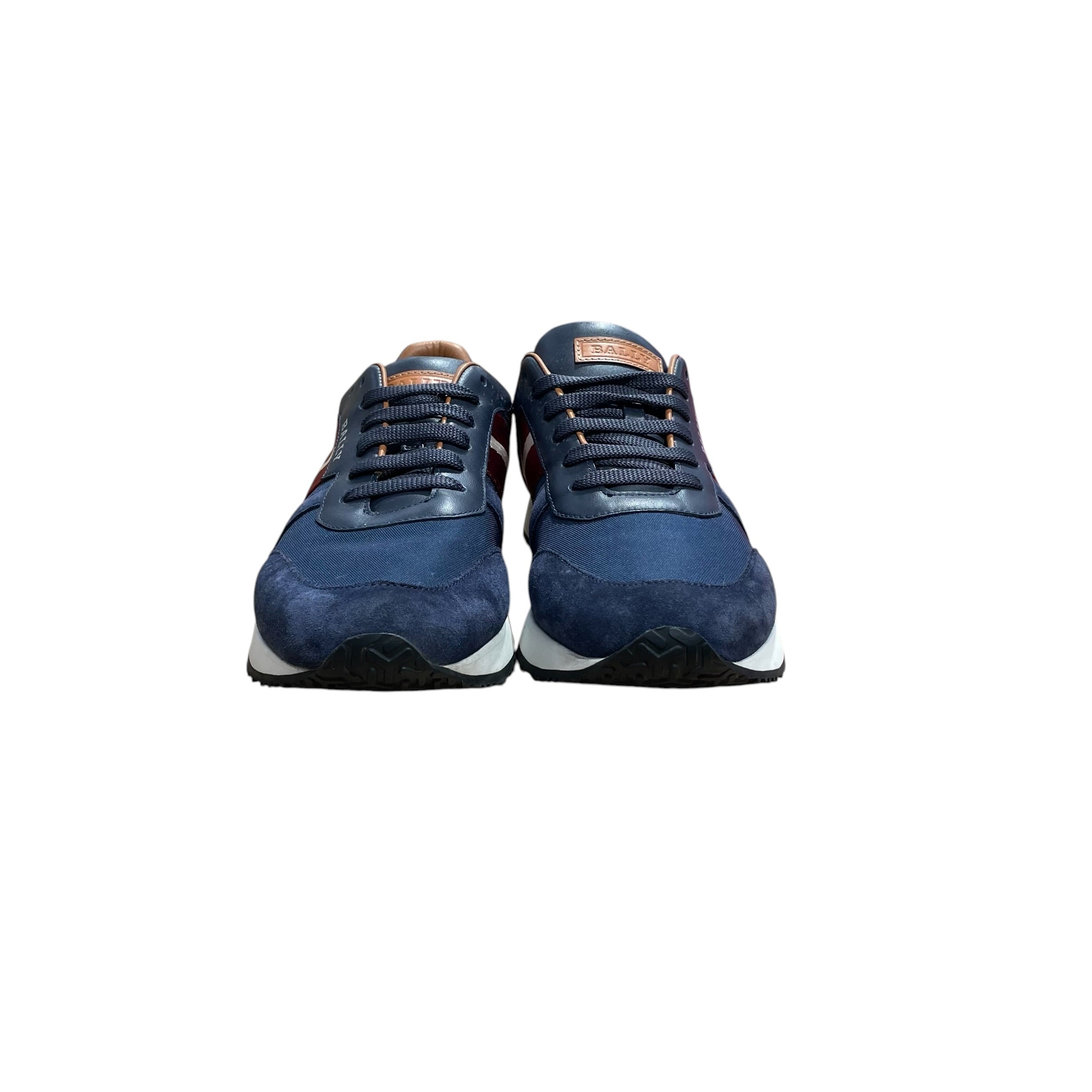 BALLY/Low-Sneakers/US 9.5/Suede/NVY/sprinter suede leather view 3