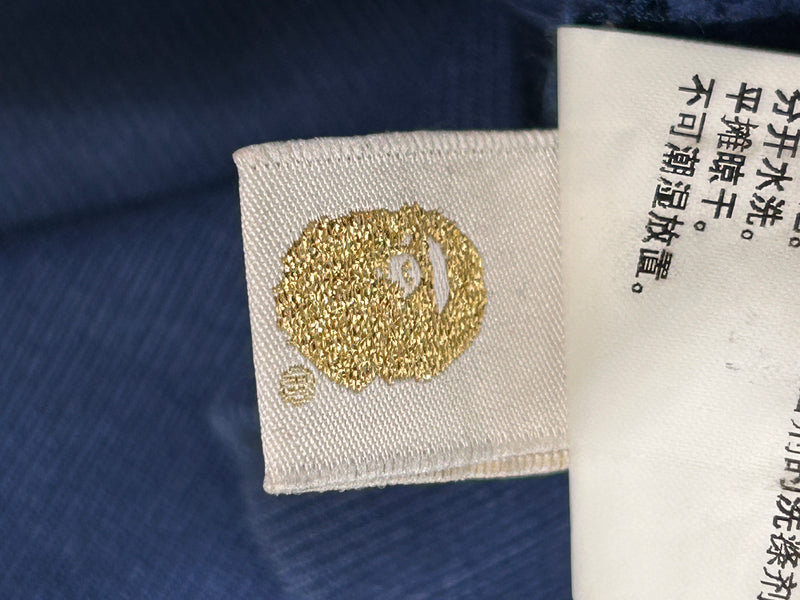 A BATHING APE/T-Shirt/XXL/Cotton/NVY/Camouflage/SWEATSHIRT TEE