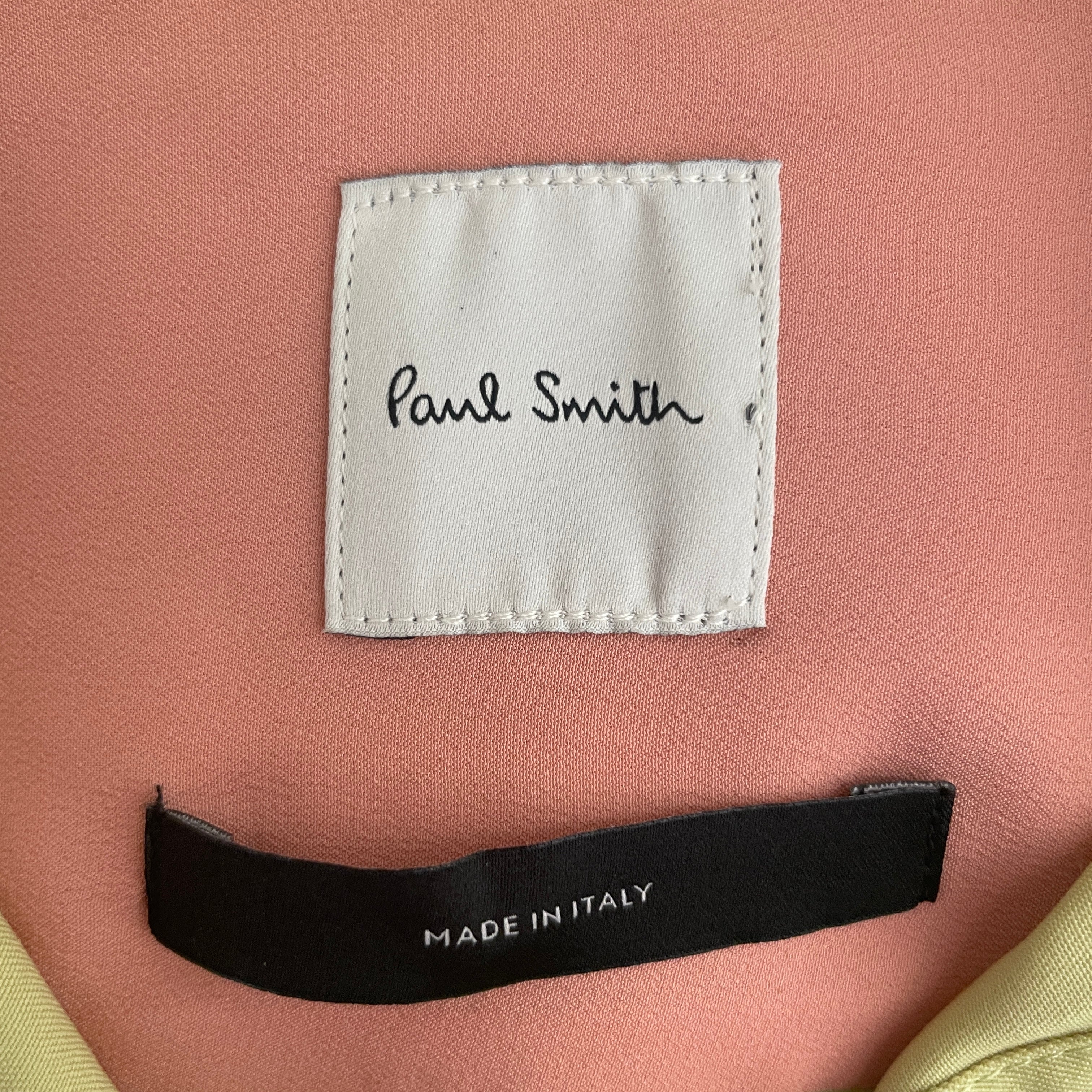 Paul Smith/SS Blouse/36/Wool/YEL/Button Up Blouse view 3