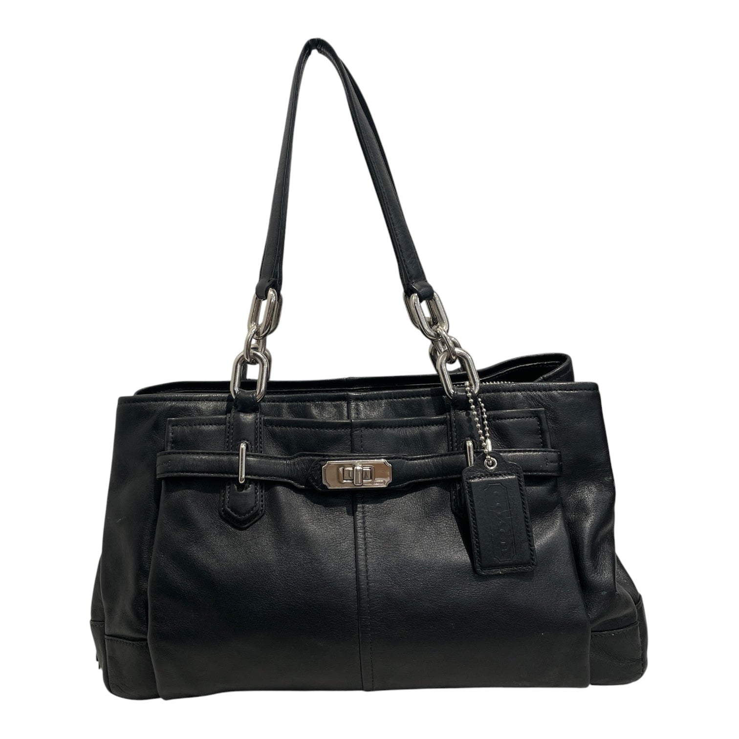 COACH/Hand Bag/Leather/BLK/CHELSEA JAYDEN view 1