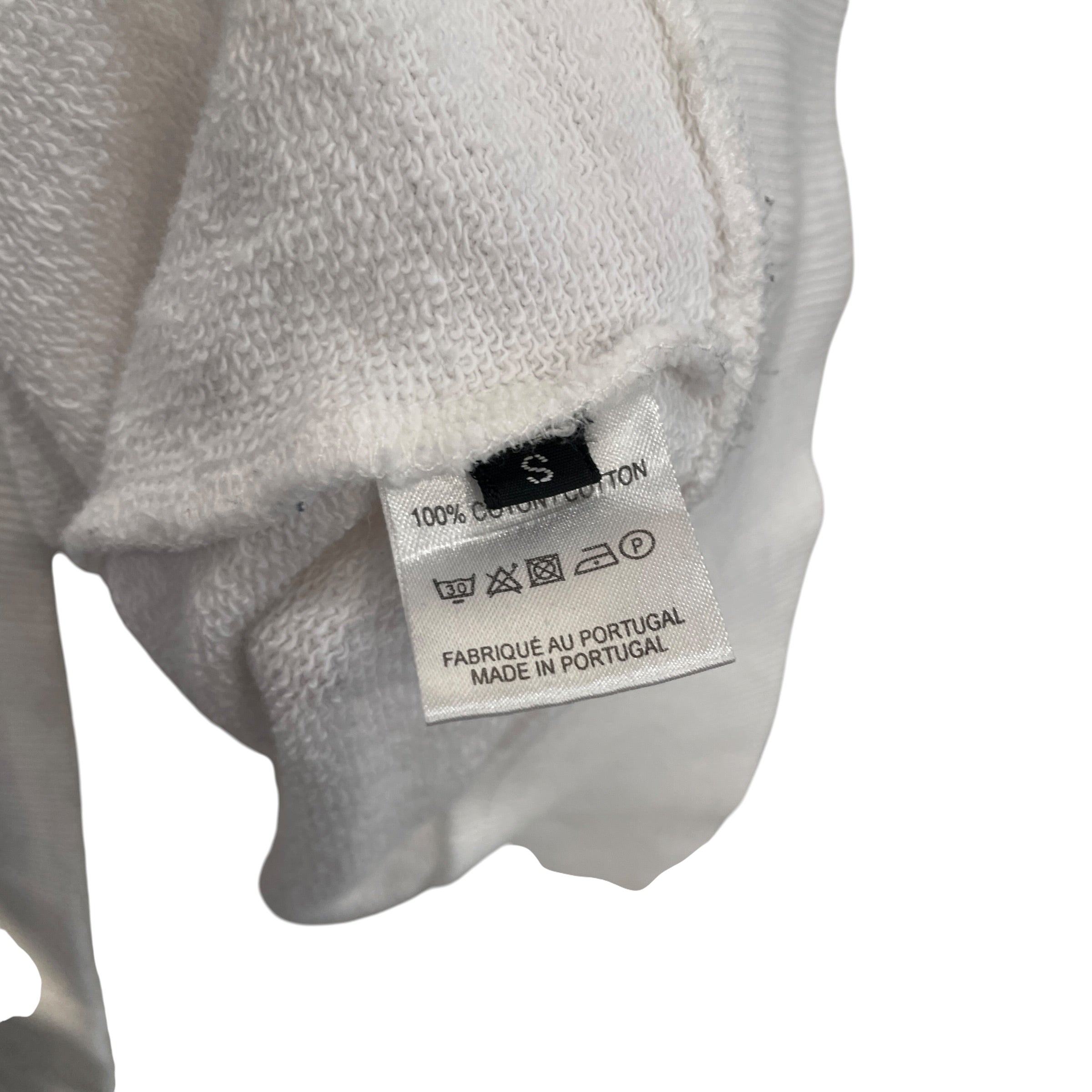 Y/PROJECT/Sweatshirt/S/Cotton/WHT/wht/nvy strip sleeve double view 4