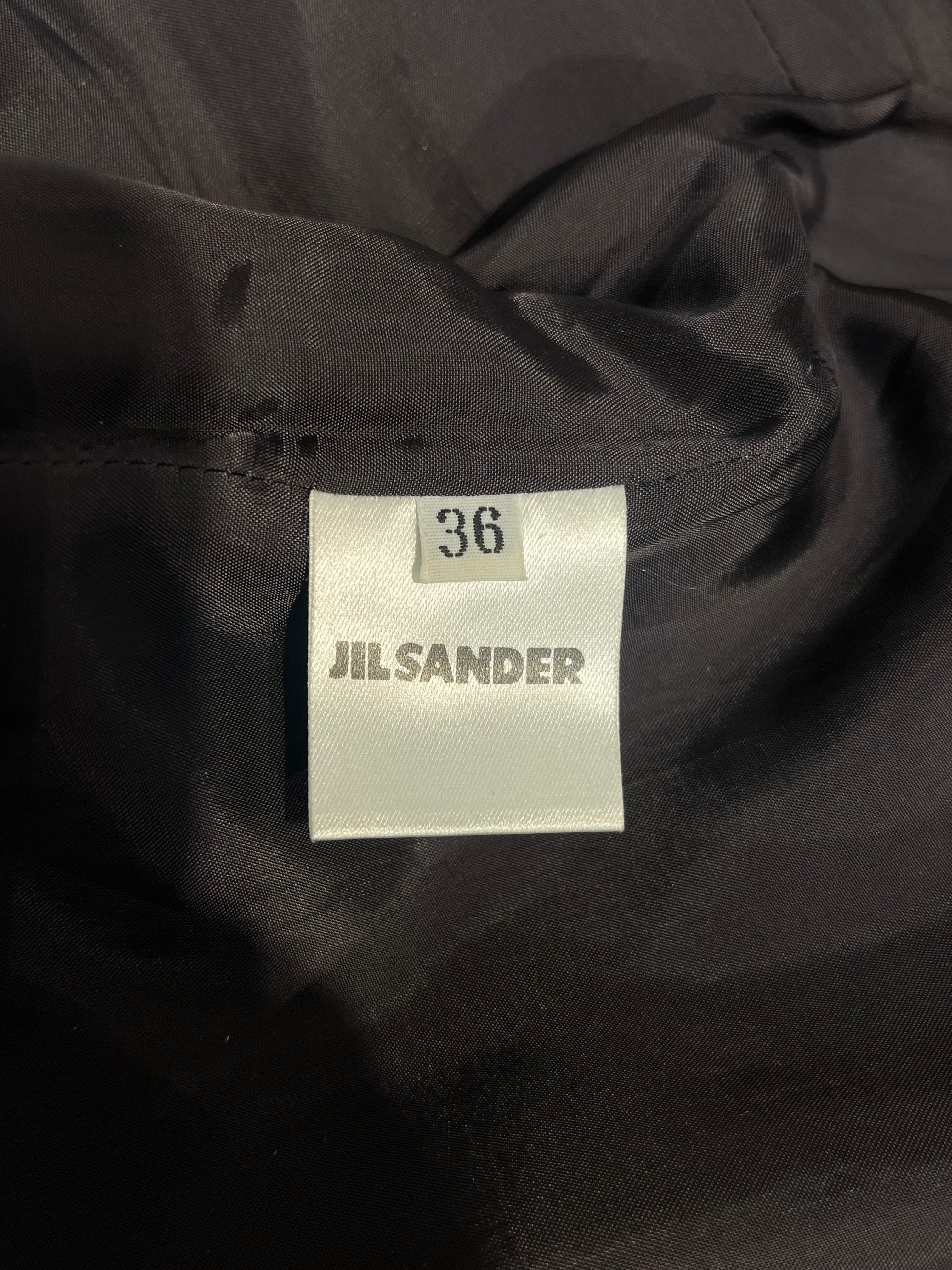 JIL SANDER/SL Dress/36/Polyester/BLK/METALIC SHIMMER GEO PLEATING view 4