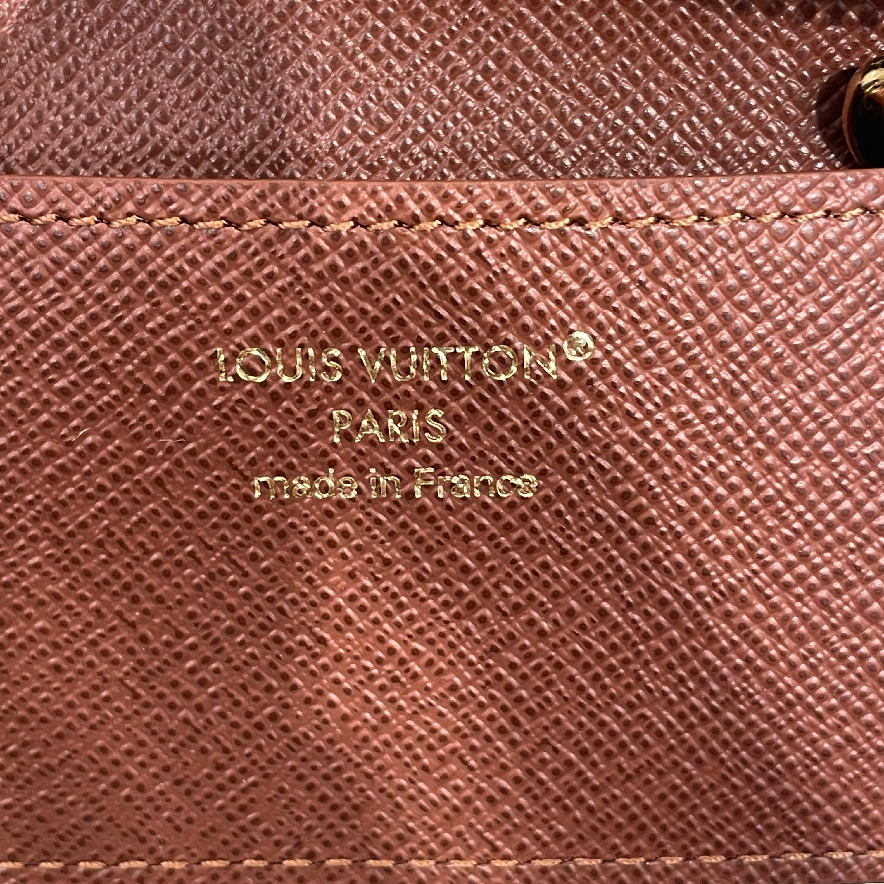 LOUIS VUITTON/Coin Wallet/Monogram/Leather/BRW/KEY POUCH view 4
