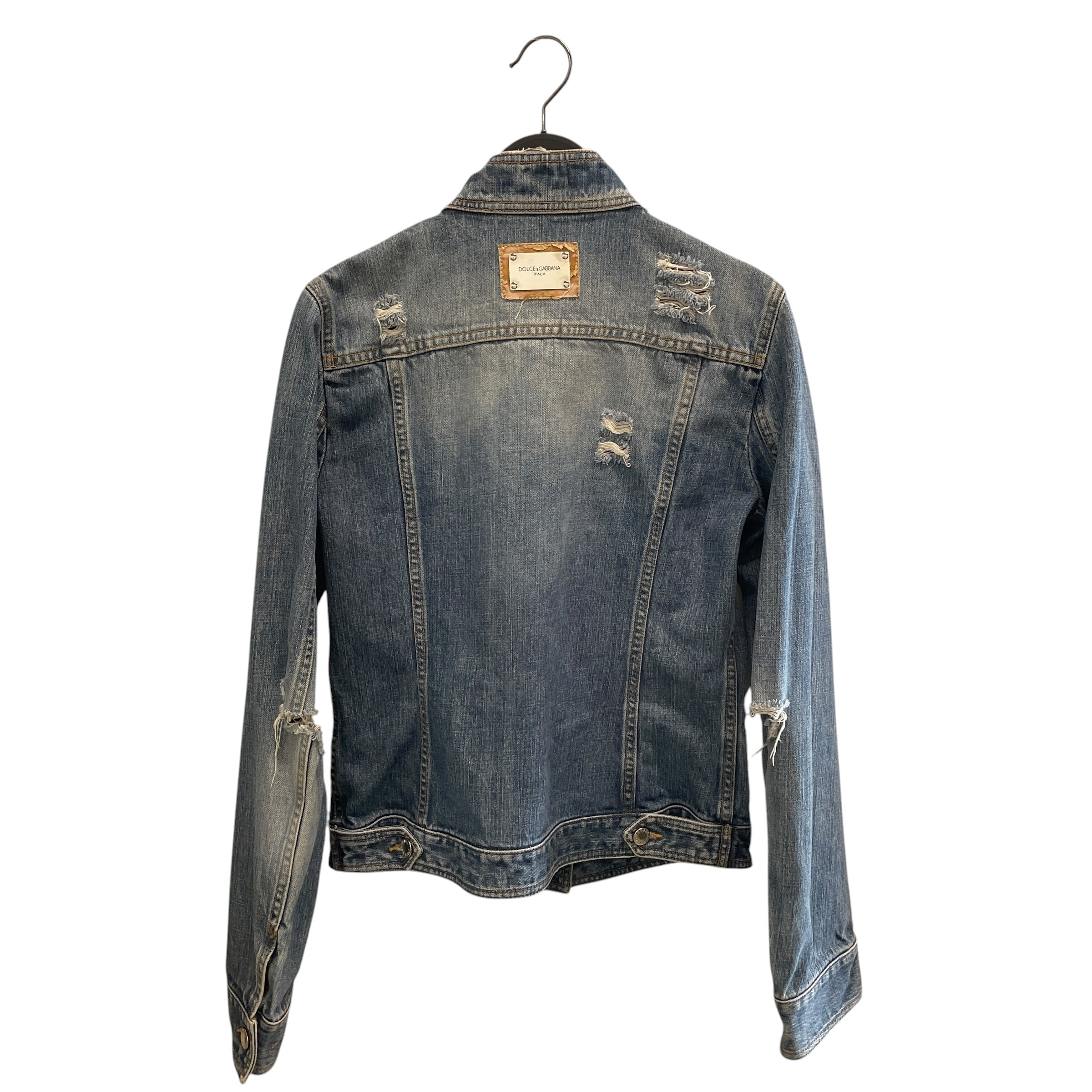 DOLCE&GABBANA/Denim Jkt/44/Cotton/BLU/VINTAGE/DISTRESSED view 2