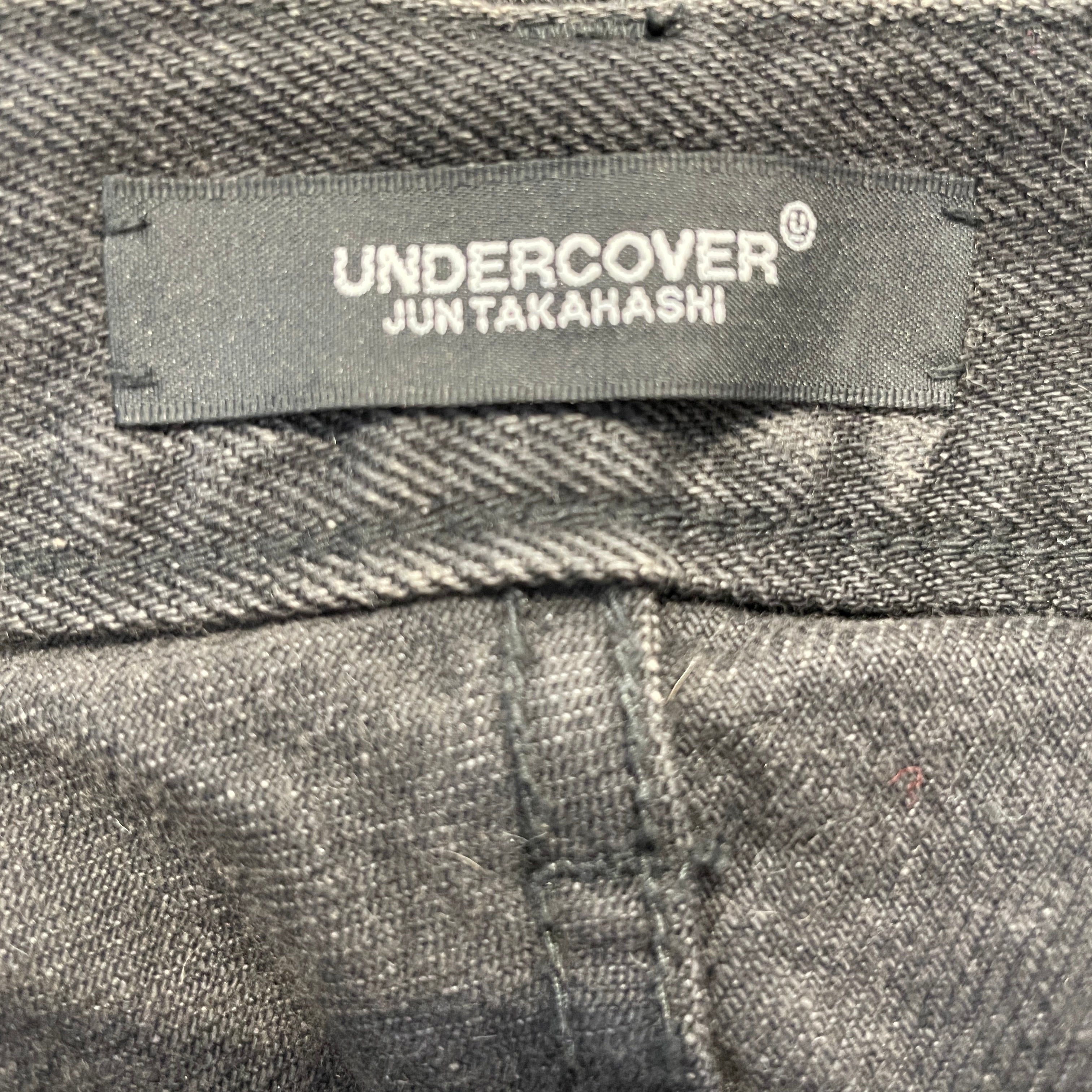 UNDERCOVER/Straight Pants/5/Denim/BLK/JUN TAKAHASHI EMBELLISHED view 4