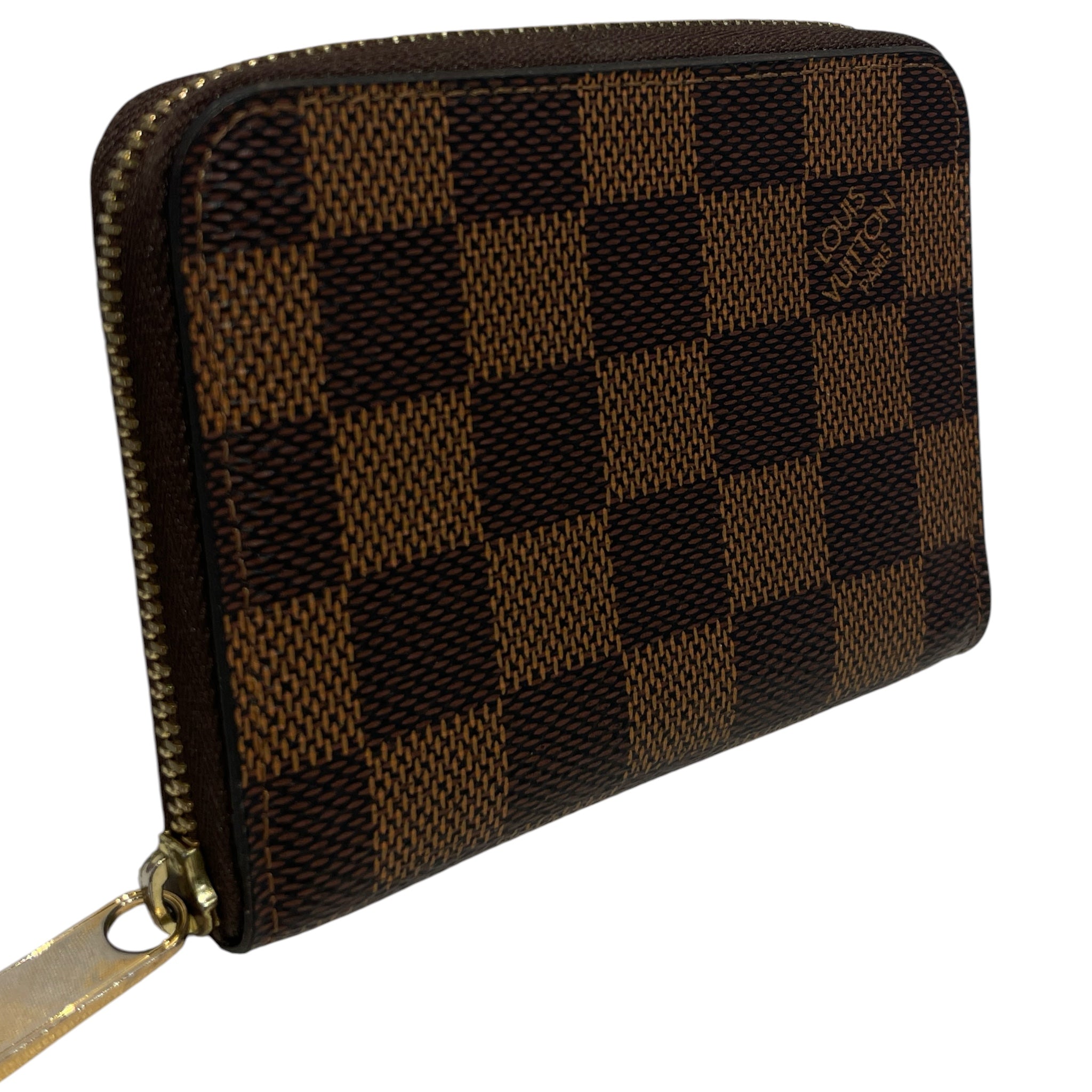 LOUIS VUITTON/Bifold Wallet/Monogram/Leather/BRW/L's/DAMIER EBENE COIN PURSE view 6