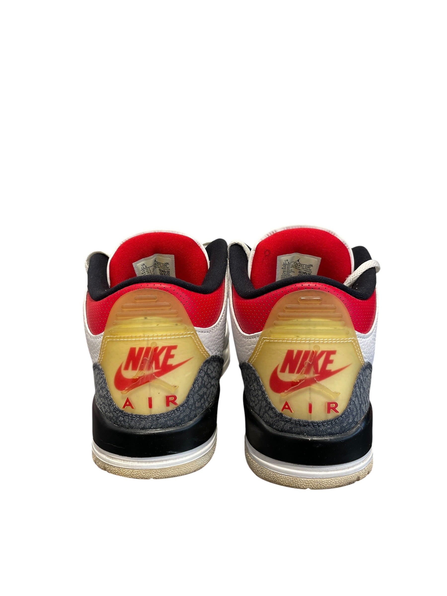 NIKE/Hi-Sneakers/US 11.5/WHT/white jordan 3 view 4