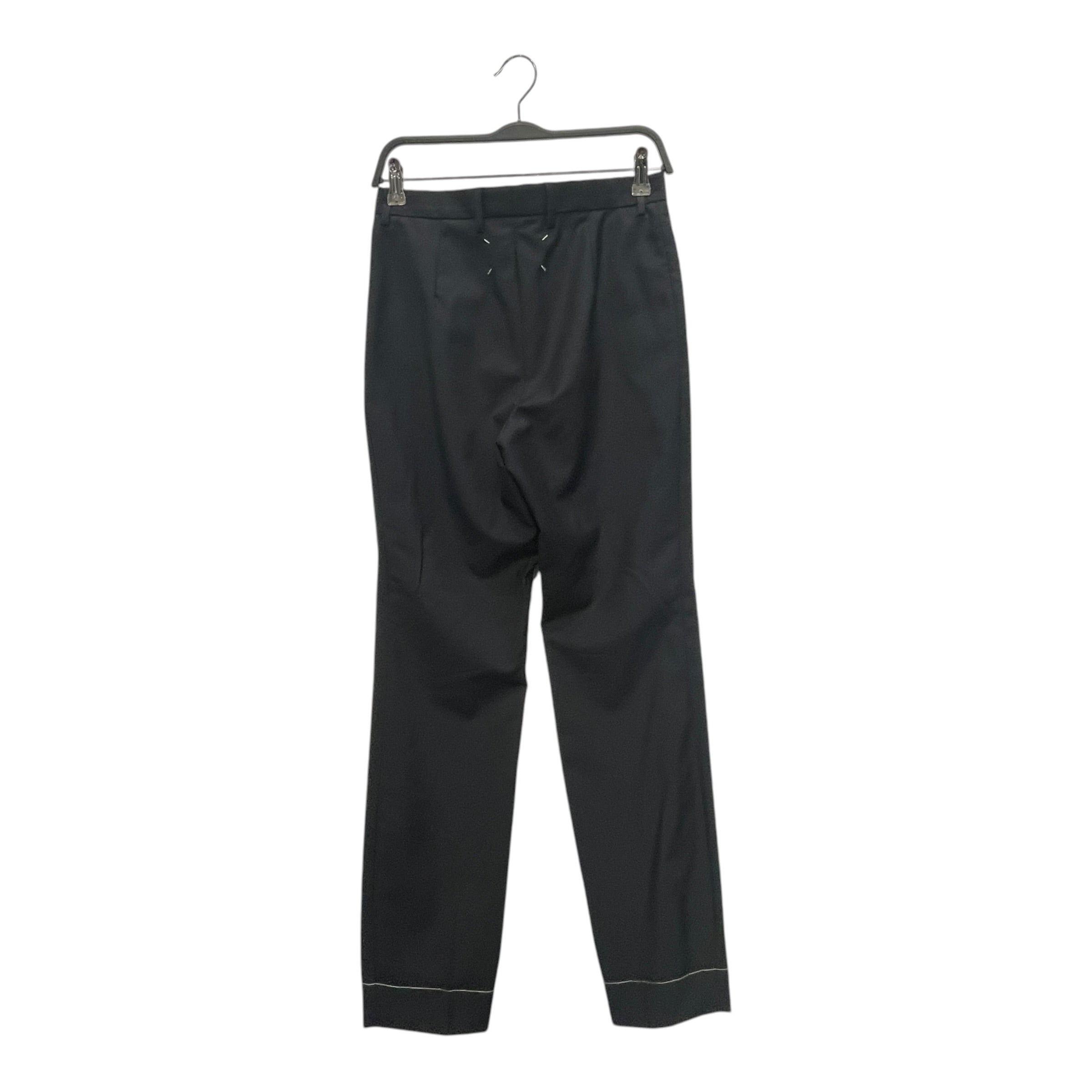 Maison Margiela/Pants/44/Wool/NVY/SLV ZIPPERS WHT INNER WAISTBAN view 2