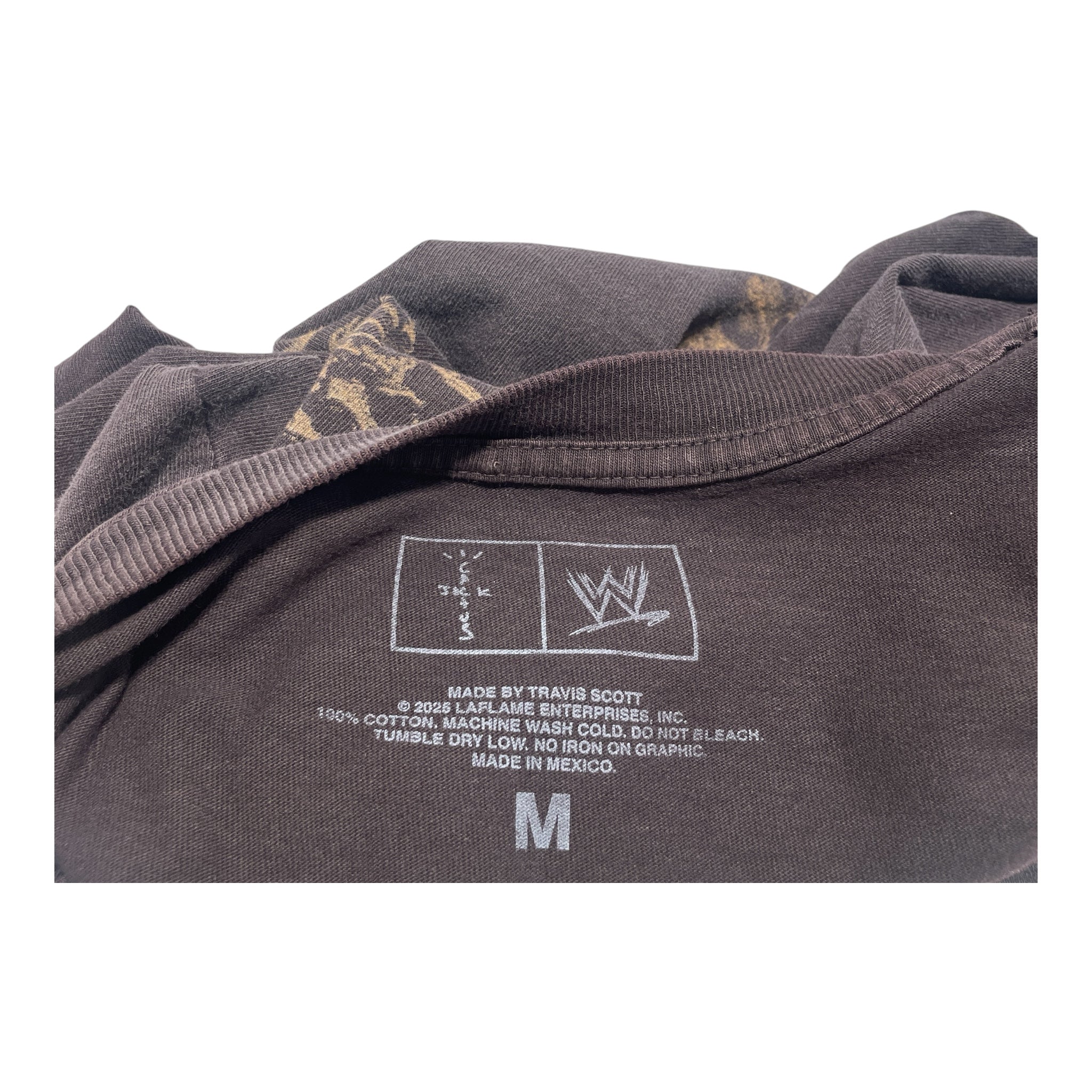 CACTUS JACK/T-Shirt/M/Cotton/BRW/ view 3