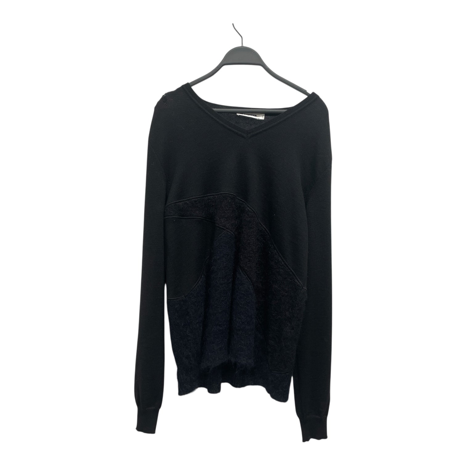 JIL SANDER/Heavy Sweater/42/Wool/NVY/ view 1