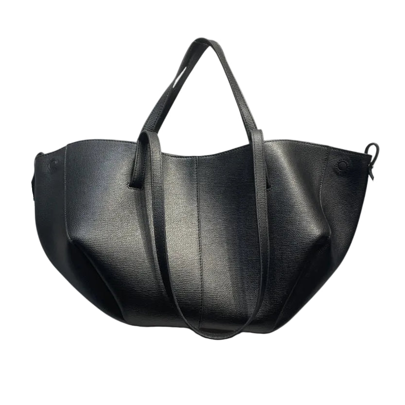 POLENE/Tote Bag/Leather/BLK/ view 2