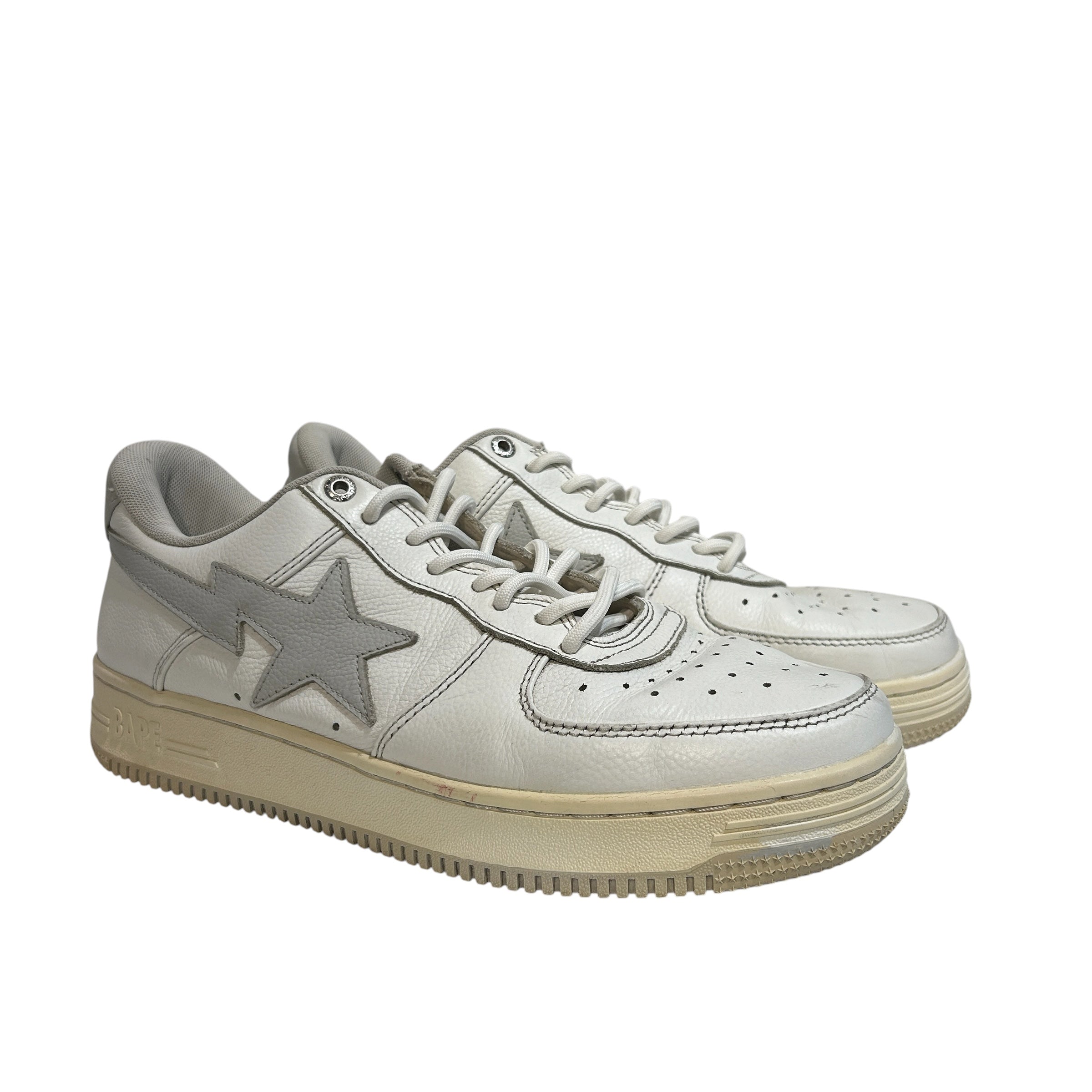 BAPE STA!/JJJJound/Low-Sneakers/US 9.5/WHT/ view 1