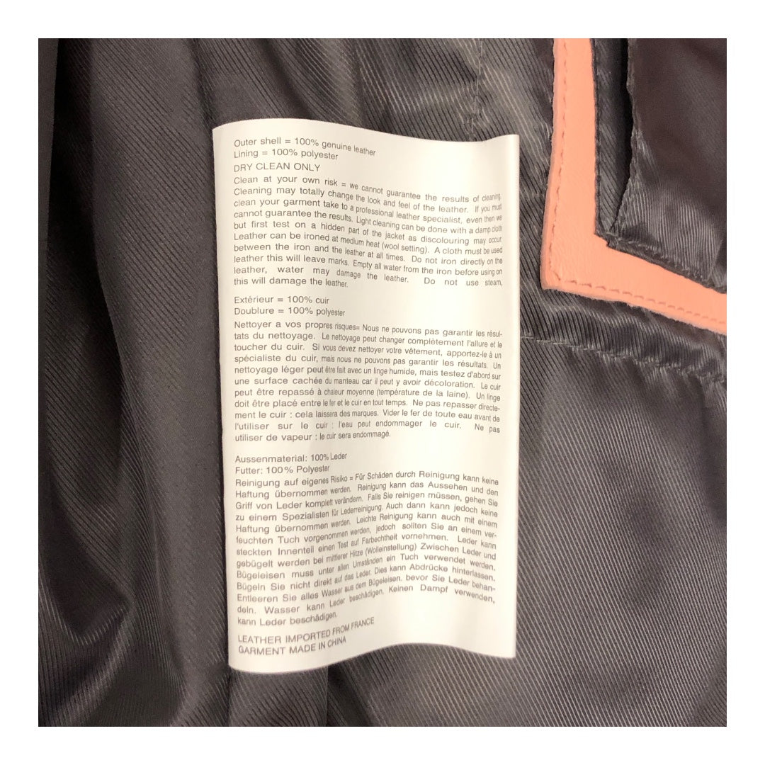 Pelle Pelle/WHO DECIDES WAR/Leather Jkt/XL/Leather/PNK/Graphic/Greatest of all Time Lthr Jkt view 4