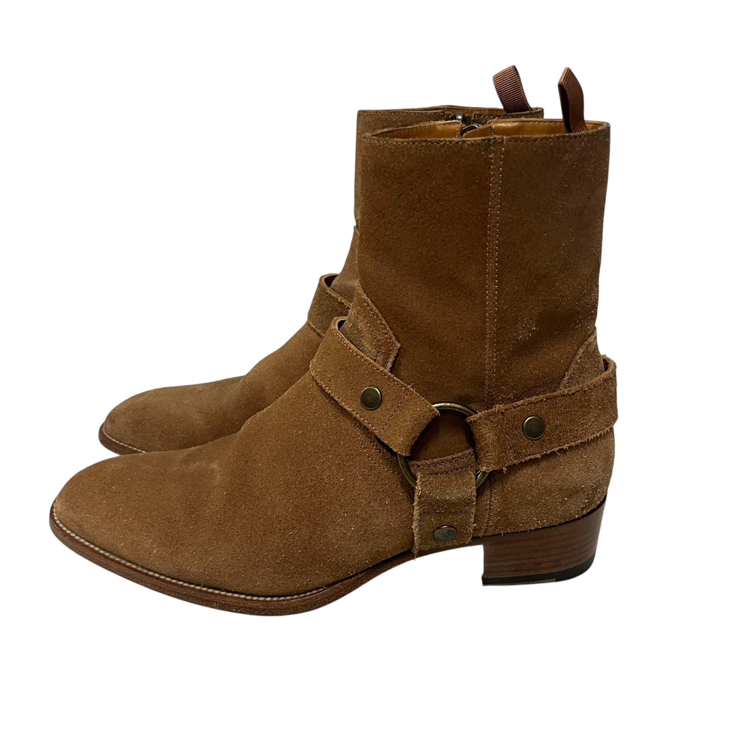 YVES SAINT LAURENT/Boots/EU 40/Suede/BEG/wyatt harness view 14