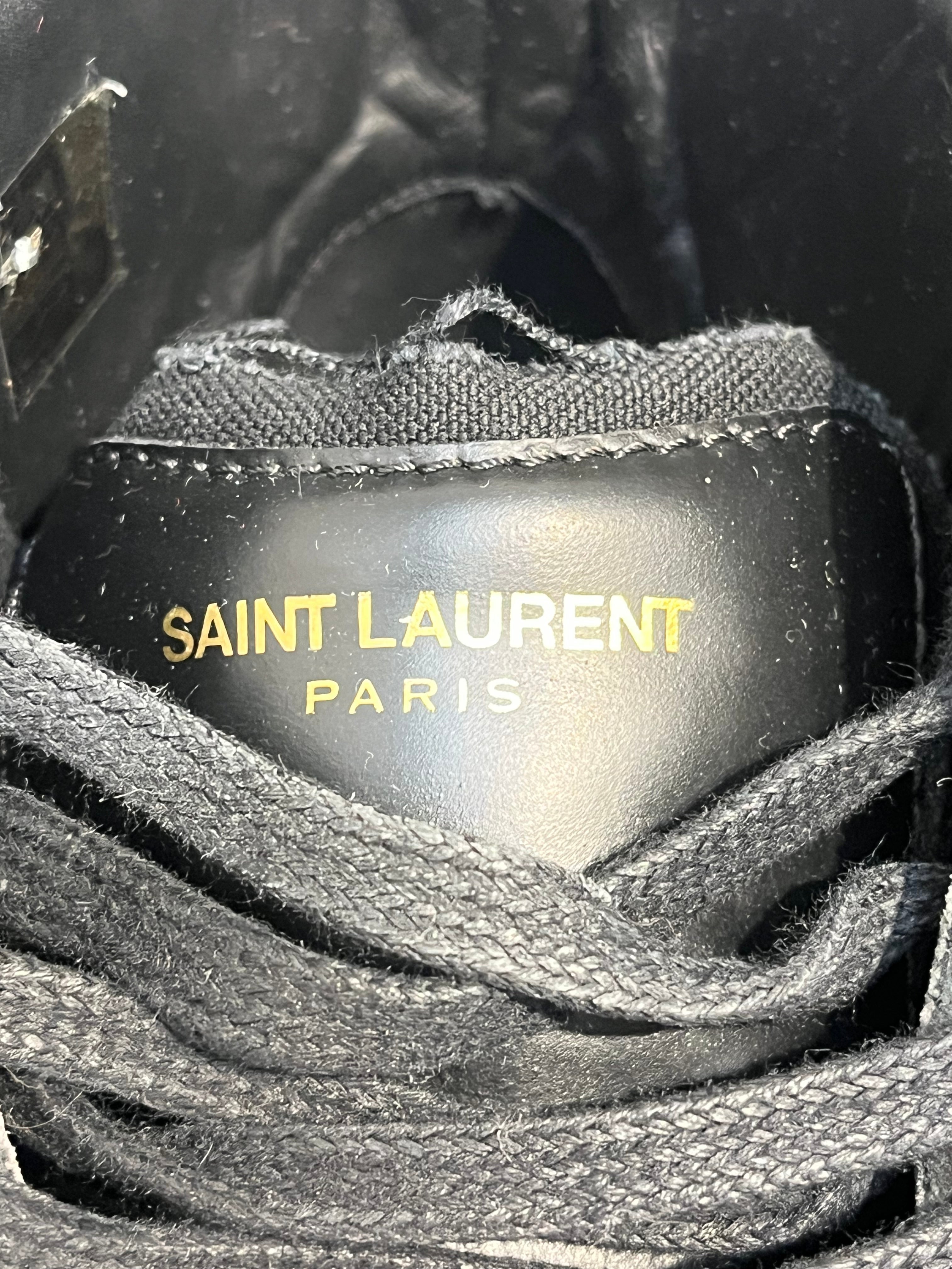 SAINT LAURENT/Hi-Sneakers/EU 44/BLK/COURT CLASSIC SL/39 GOLDSCRIPT view 7