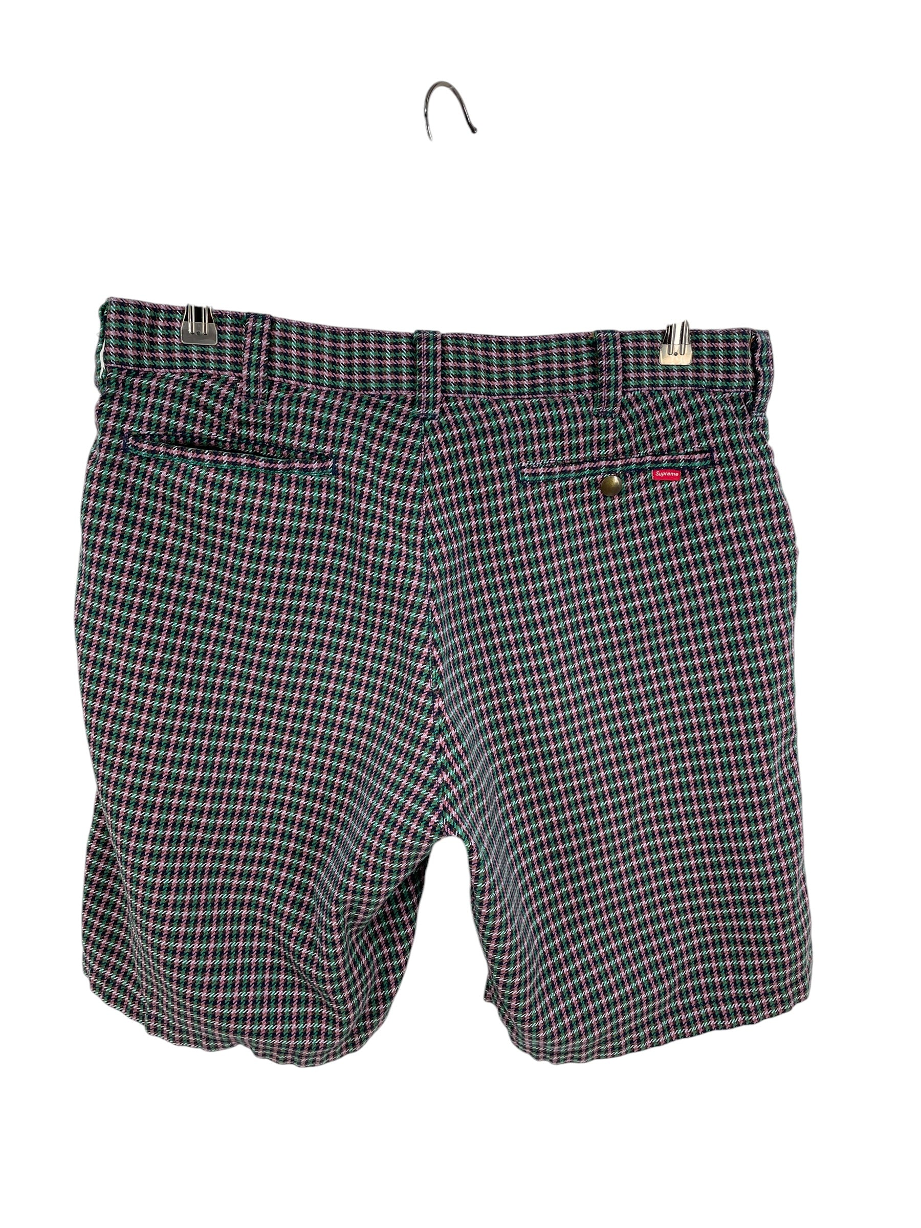 Supreme/Shorts/34/Cotton/MLT/All Over Print/GRN,PNK,HOUDSTOOTH PATTERN view 3