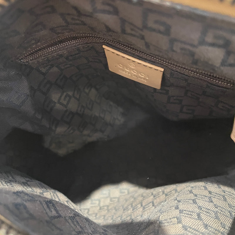 GUCCI/Hand Bag/S/Suede/CML/Jackie Suede Bag