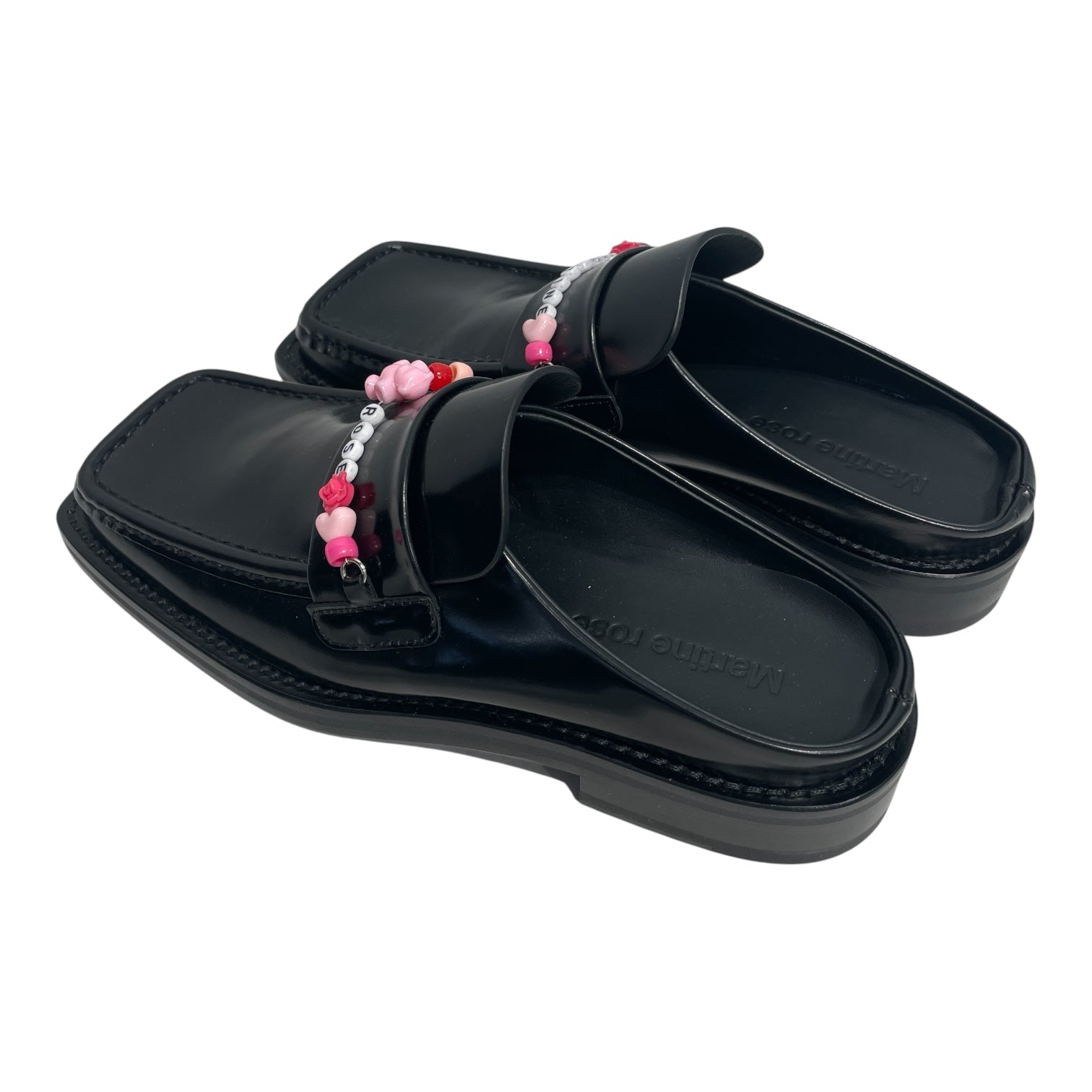 MARTINE ROSE/Low-Sneakers/EU 39/BLK/U-Tip/ view 2