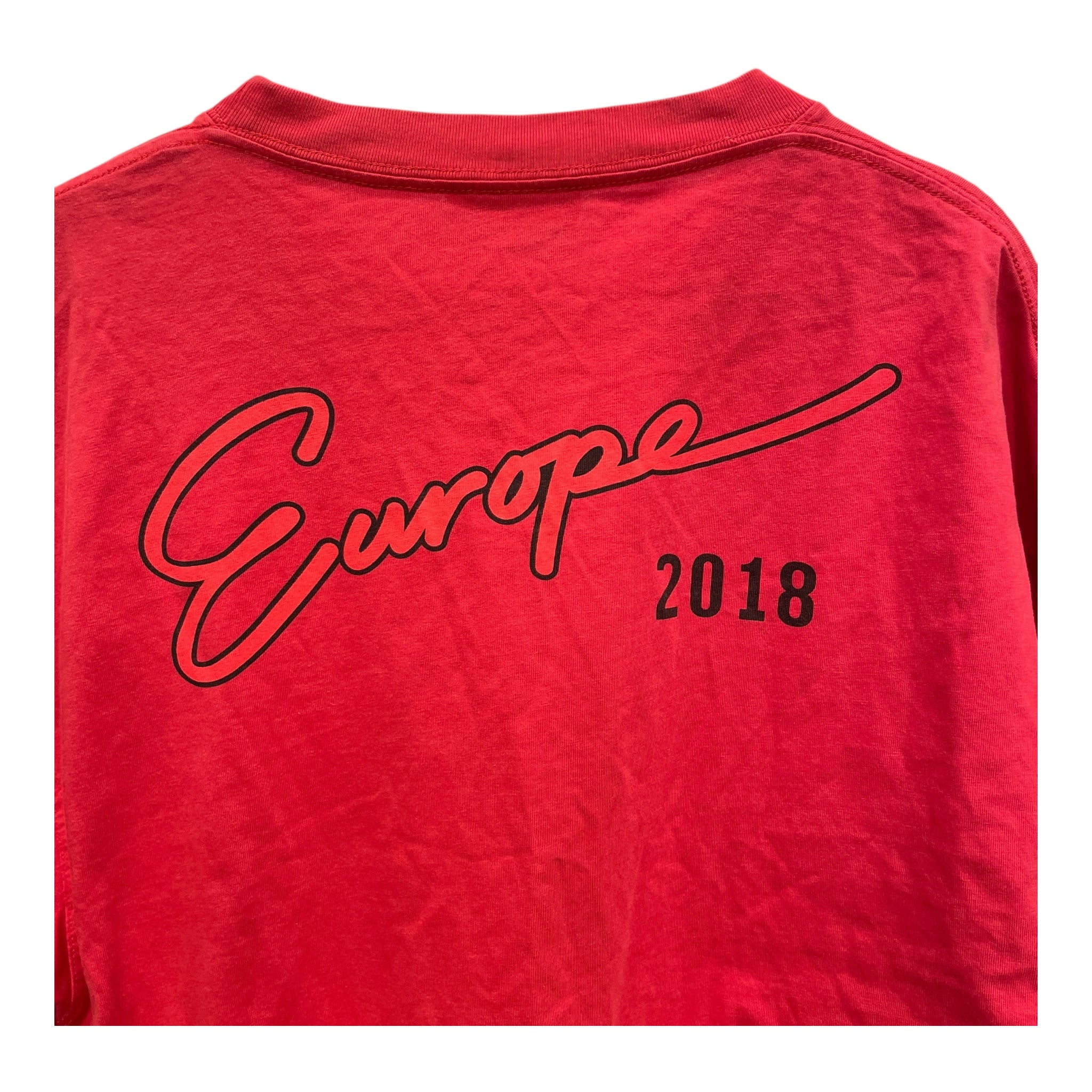 BALENCIAGA/T-Shirt/XS/Cotton/RED/Graphic/EUROPE 2018 view 6