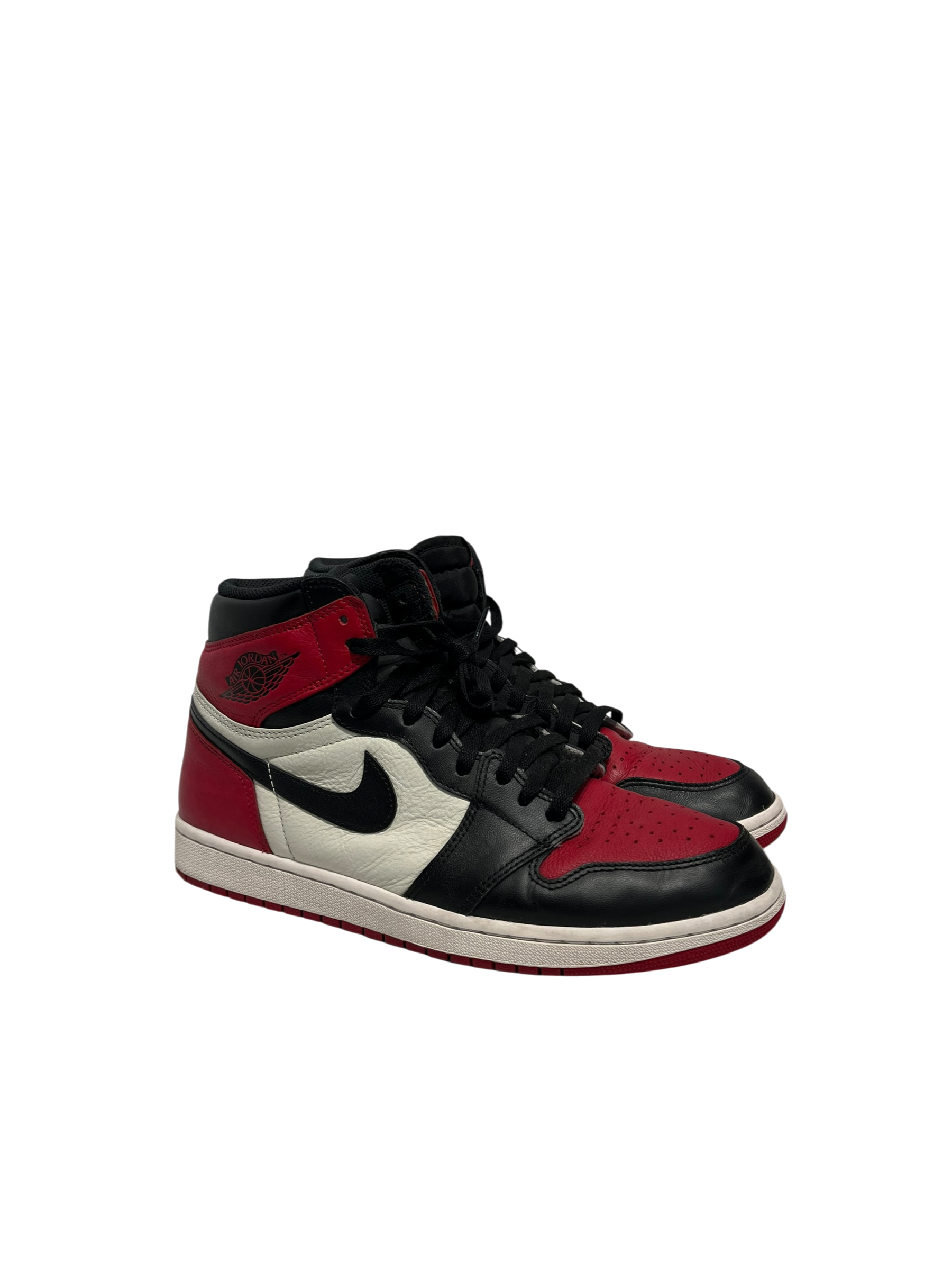 NIKE/Hi-Sneakers/US 11/Leather/RED/1 RETRO HIGH BRED TOE view 1