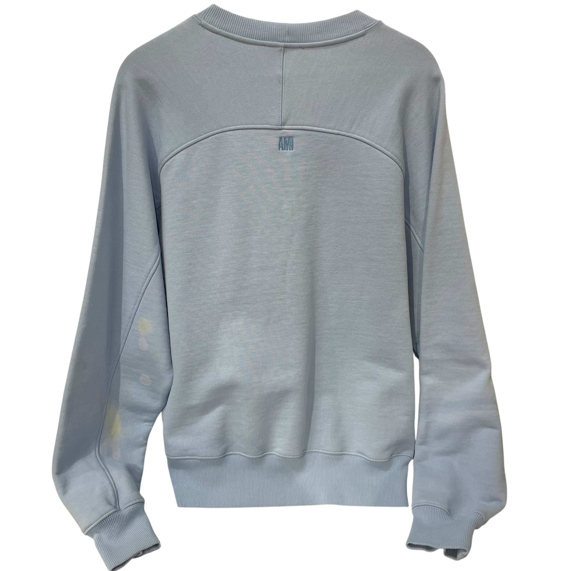 ami alexandre mattiussi/Sweatshirt/M/Cotton/BLU/De Coeur Tonal Boxy view 2