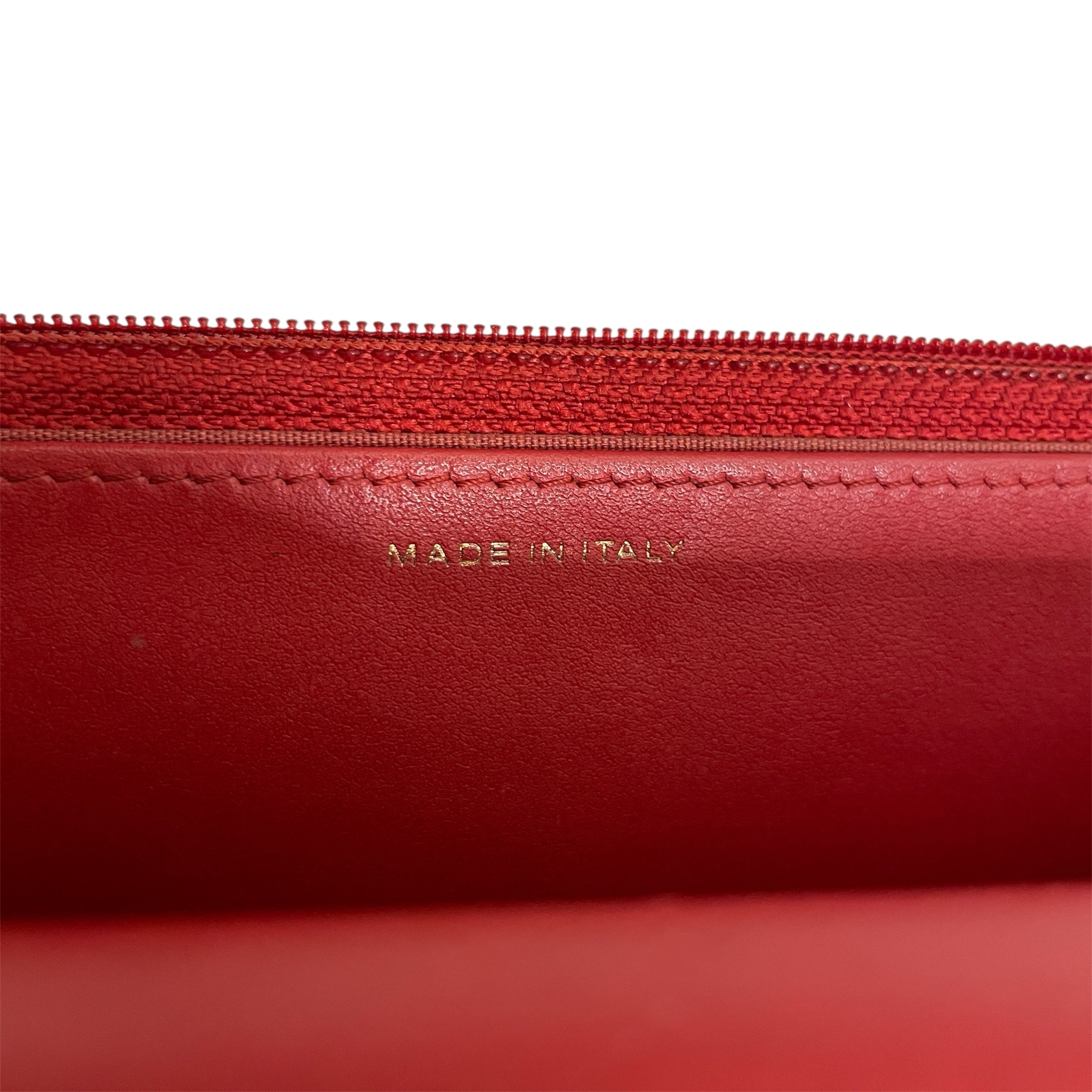 CHANEL/Cross Body Bag/Leather/RED/25217634 ZIG STITCH view 7