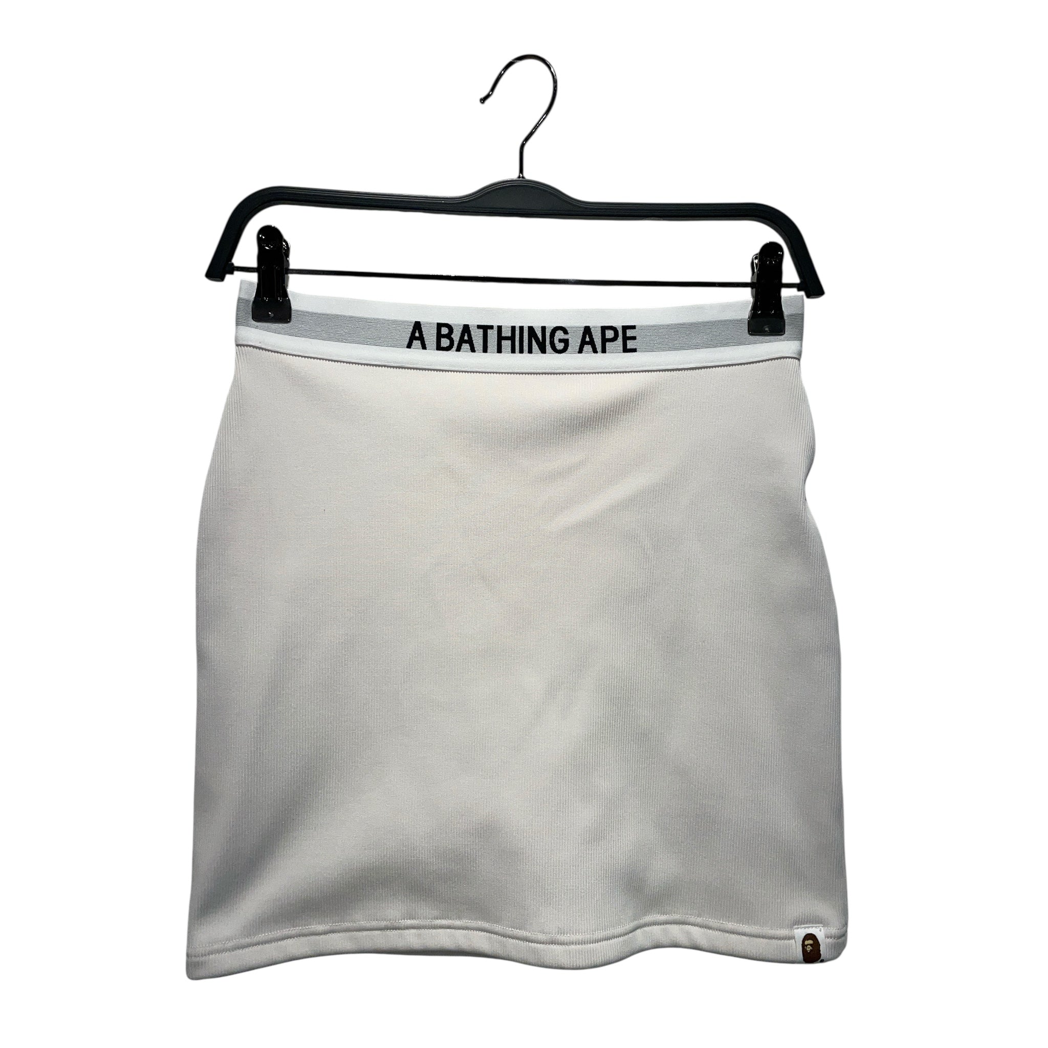A BATHING APE/Skirt/M/Polyester/WHT/ view 1
