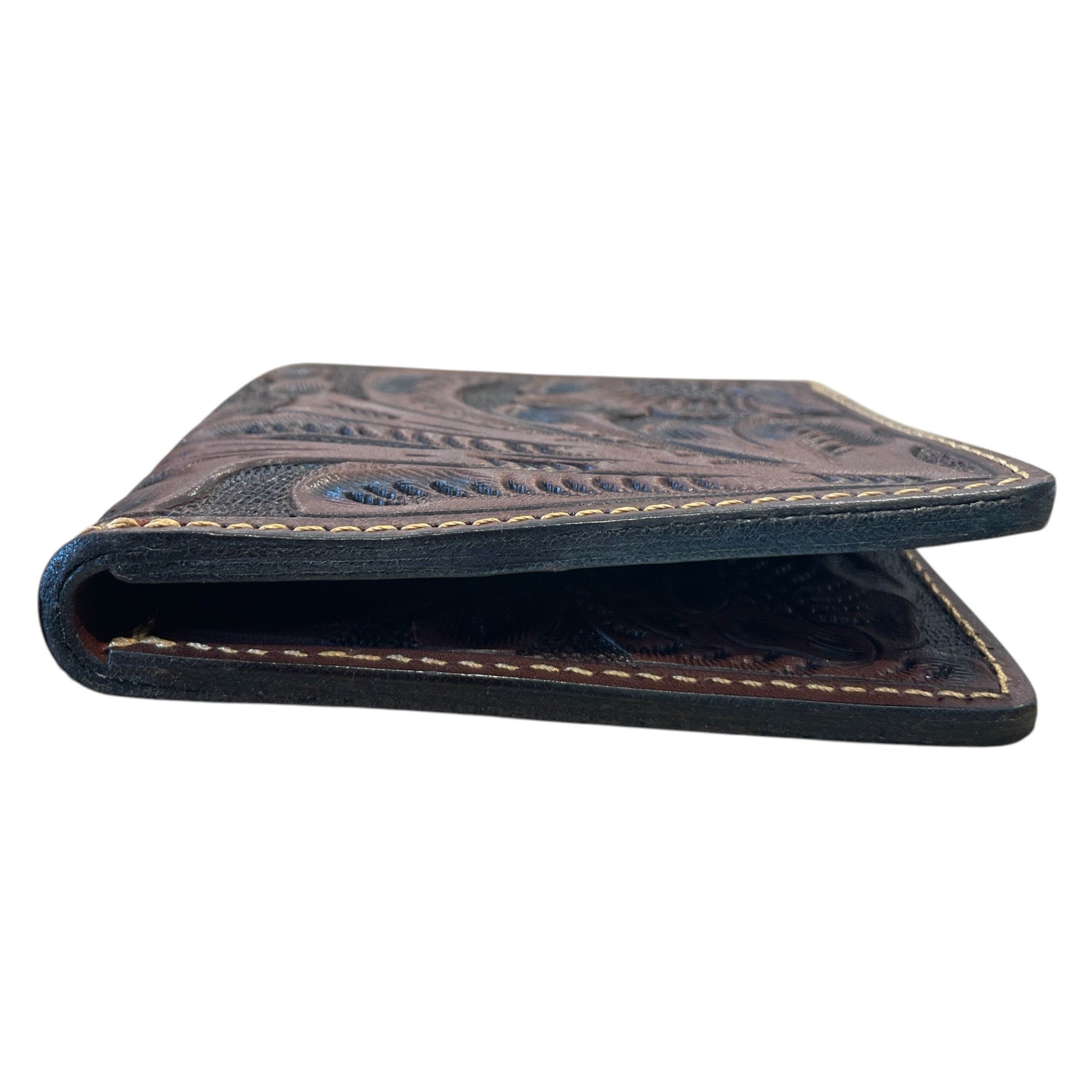 RALPH LAUREN/Trifold Wallet/Leather/BRW/M's/LEATHER TRIFOLD WALLET W/CHAIN view 3