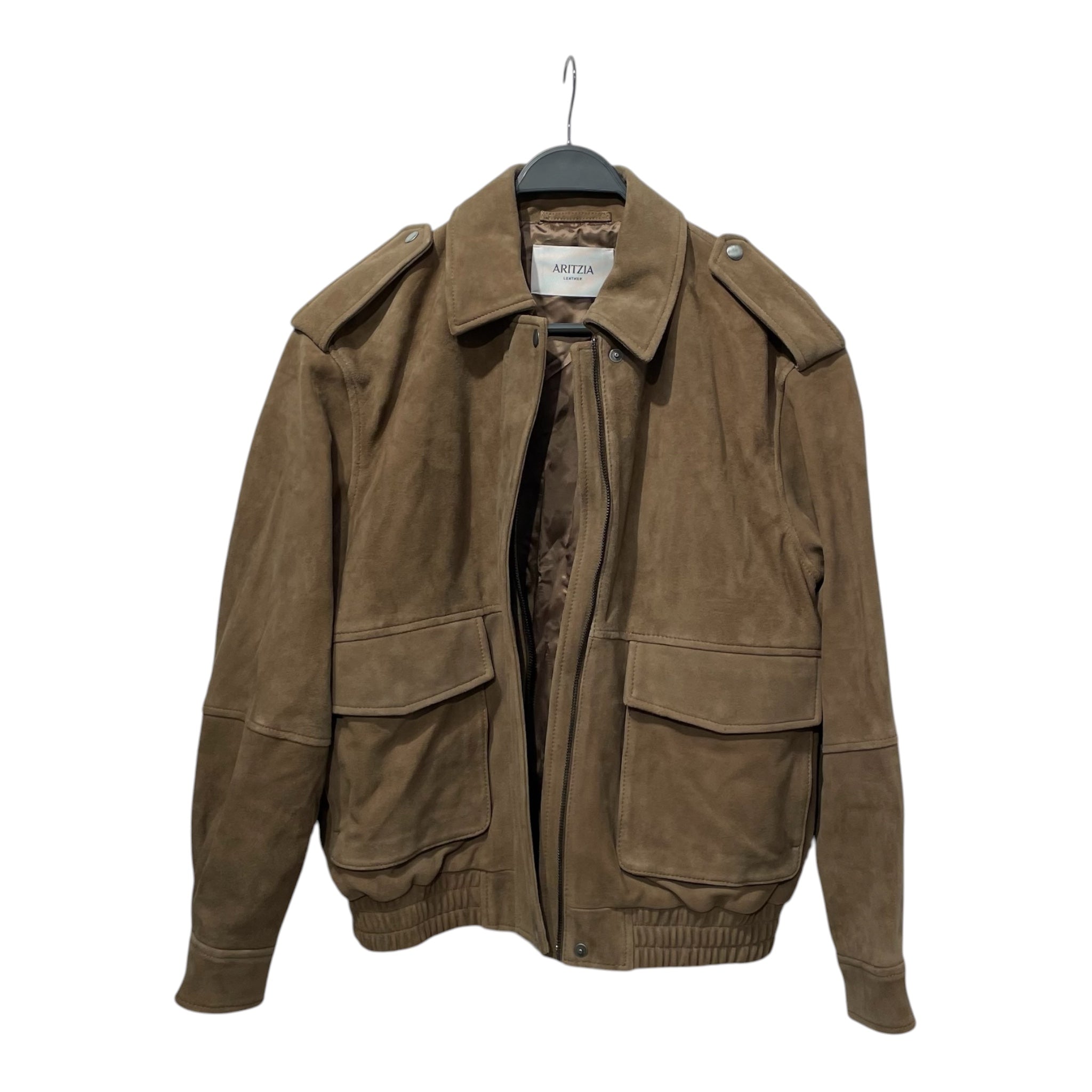 ARITZIA/Jacket/S/BRW/brown suede jacket view 1