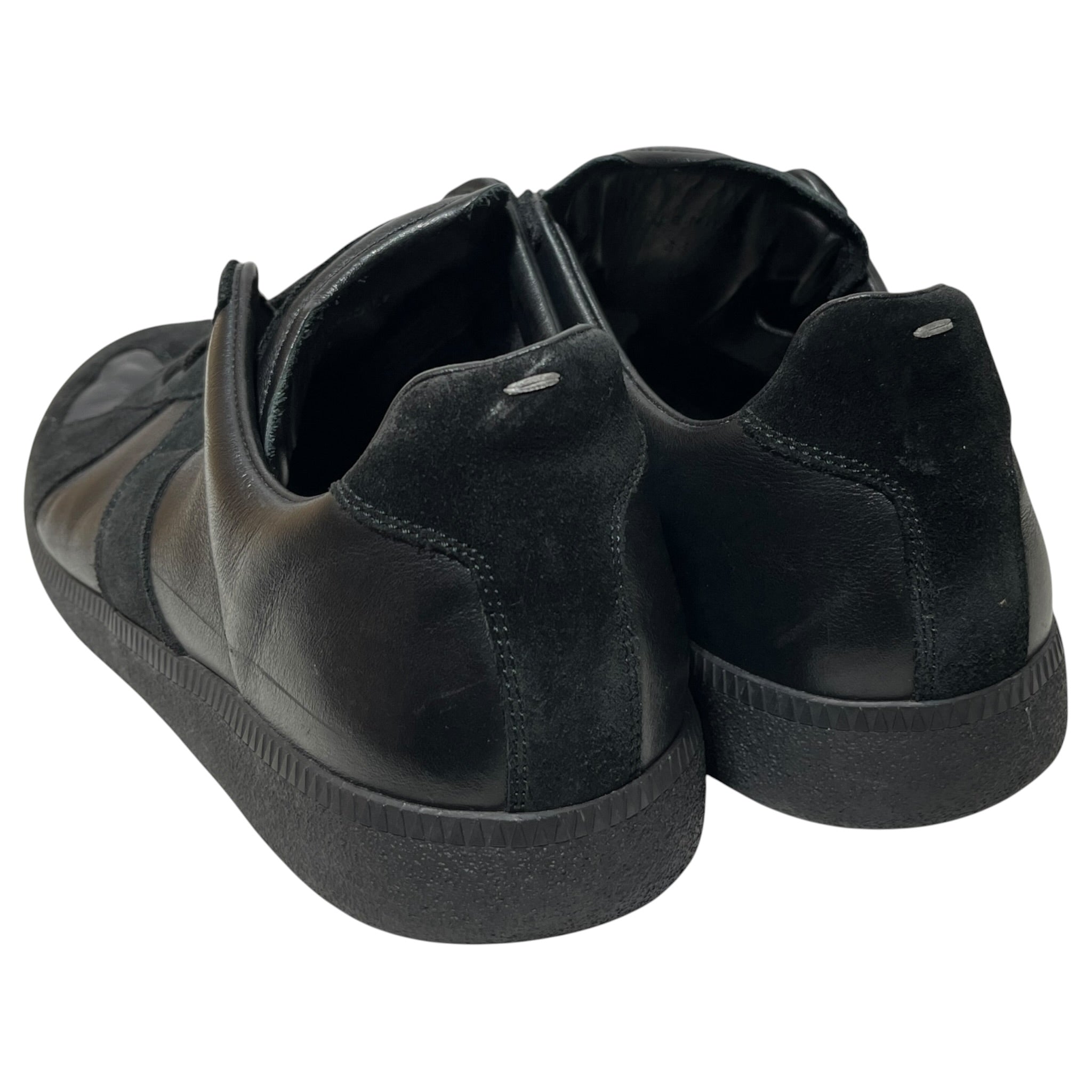 Maison Margiela/Low-Sneakers/EU 46/Leather/BLK/replica view 2