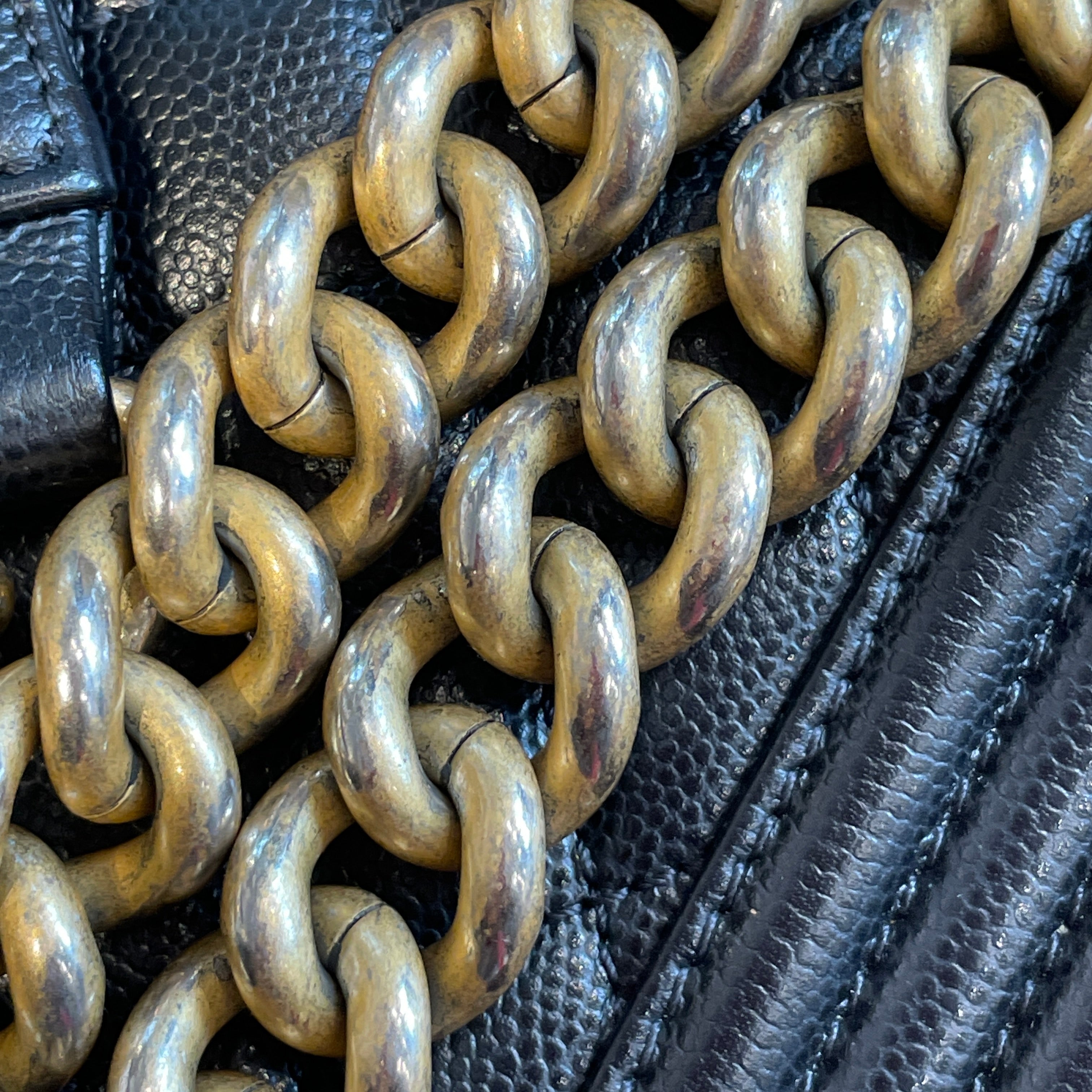 CHANEL/Bag/Leather/BLK/Boy Flap/Gold Hardware 2878135 view 9
