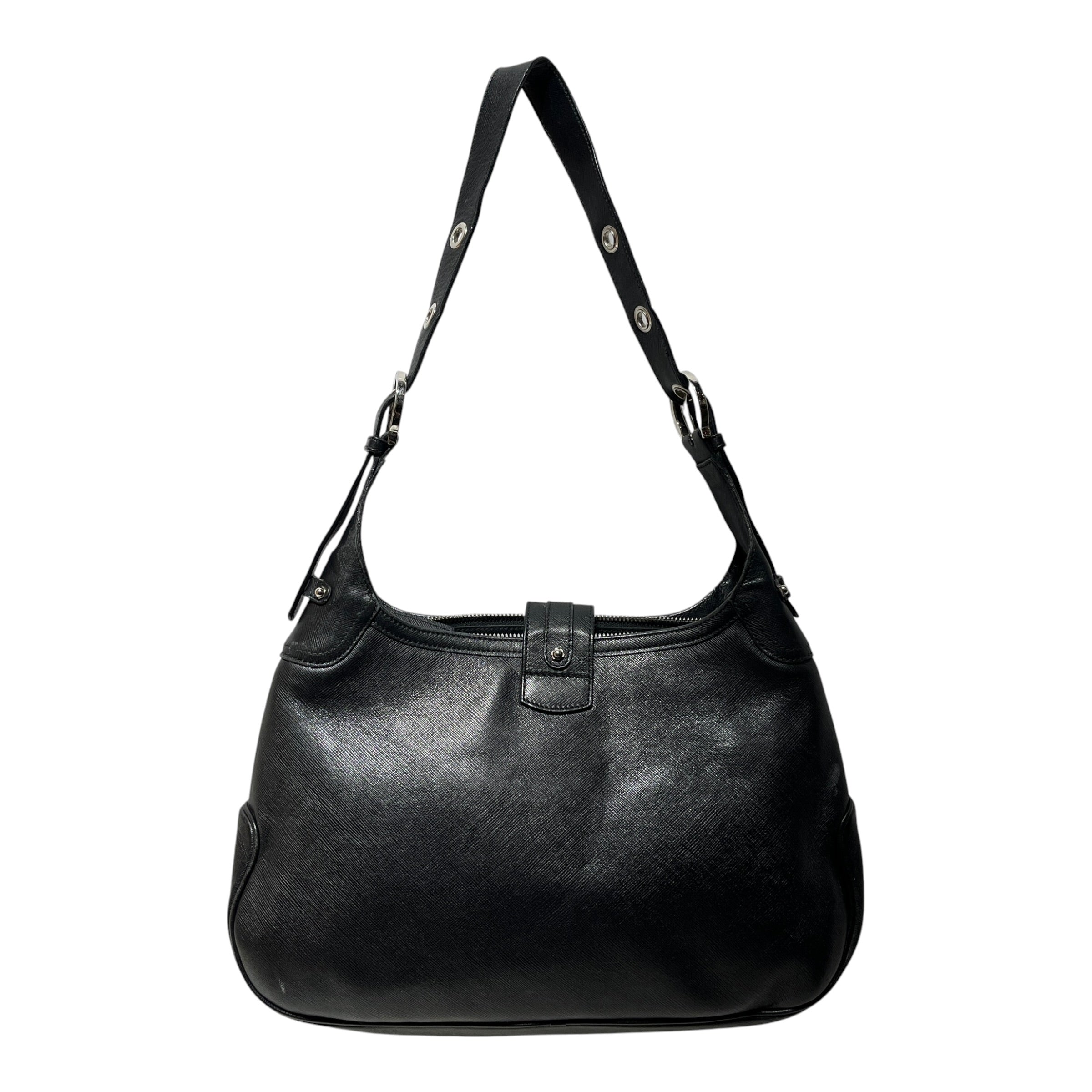 Salvatore Ferragamo/Bag/Leather/BLK/GANCIO SHOULDER BAG view 2