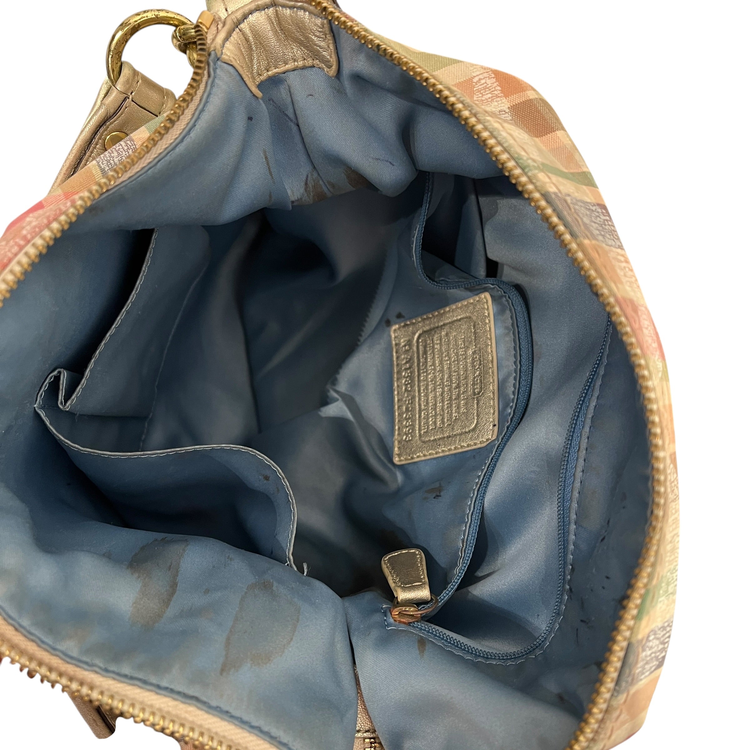 COACH/Vintage/Bag/Plaid/Cotton/MLT/monogram cargo pocket f23393 view 3